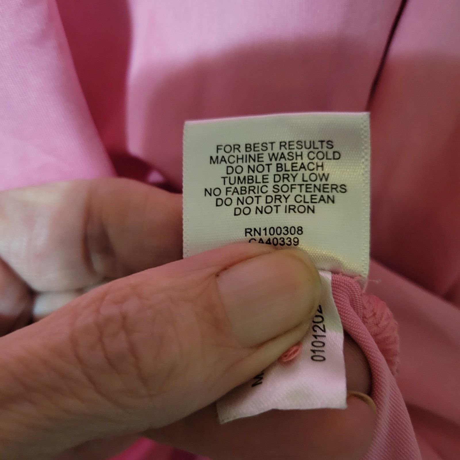 & Other Stories Pebble Beach Performance Pink Polo SZ Large Logo See Picture Size US L / EU 52-54 / 3 - 5 Thumbnail