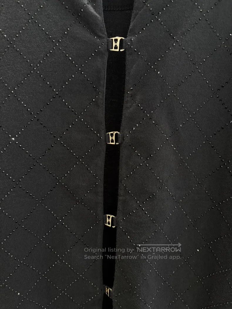 Chanel Chanel The latest black diamond rhinestone short sleeves i Size XS / US 0-2 / IT 36-38 - 3 Thumbnail