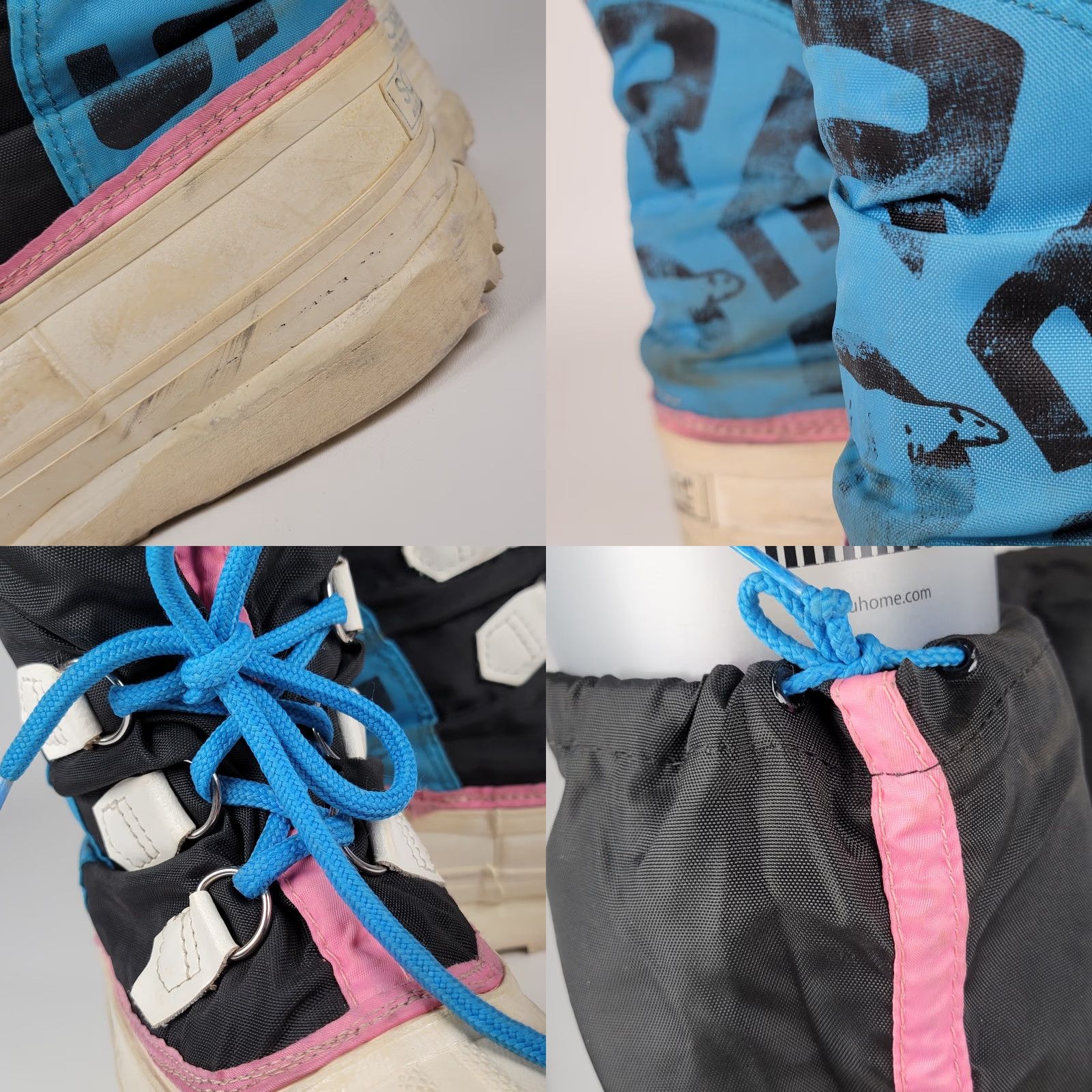 SOREL VINTAGE 90’s SOREL Freestyle Nylon Tall Big Logo Ski Snow Boots, Size 9 Women Size US 9 / IT 39 - 9 Thumbnail