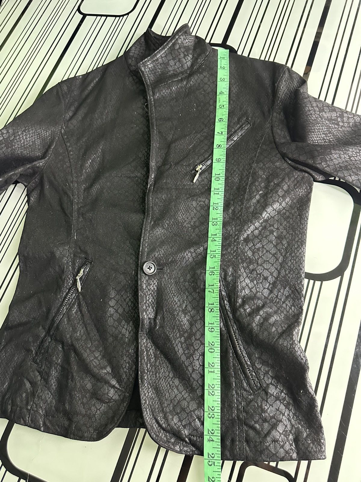 Tornado Mart Tornado Mart Refined Real Clothes Snake Skin Reptile Jacket Size US M / EU 48-50 / 2 - 17 Thumbnail
