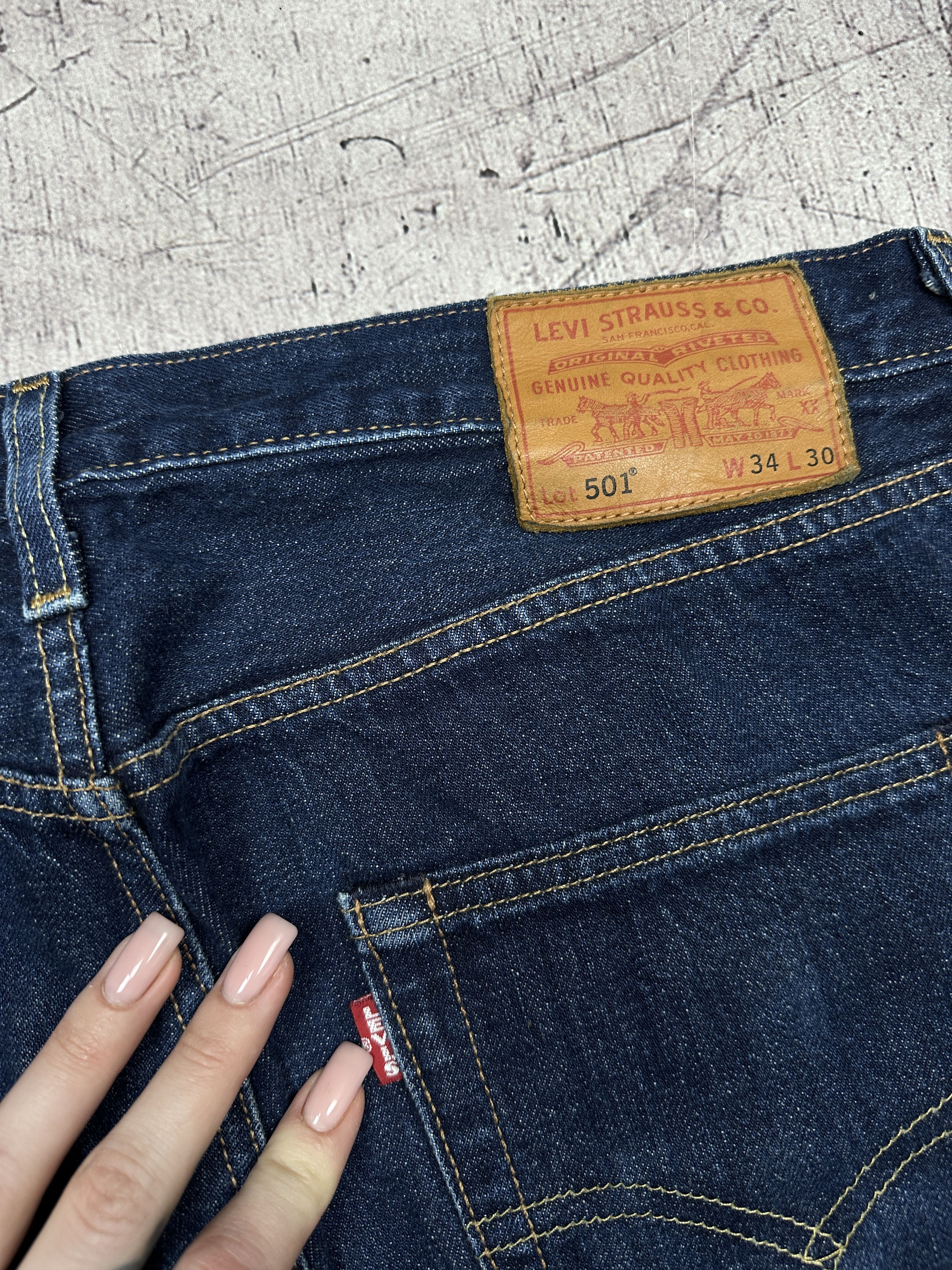 Levi's Levi's 501 Mens Premium Denim Pants Big E Jeans Size 32 x 30 Size US 34 / EU 50 - 3 Thumbnail