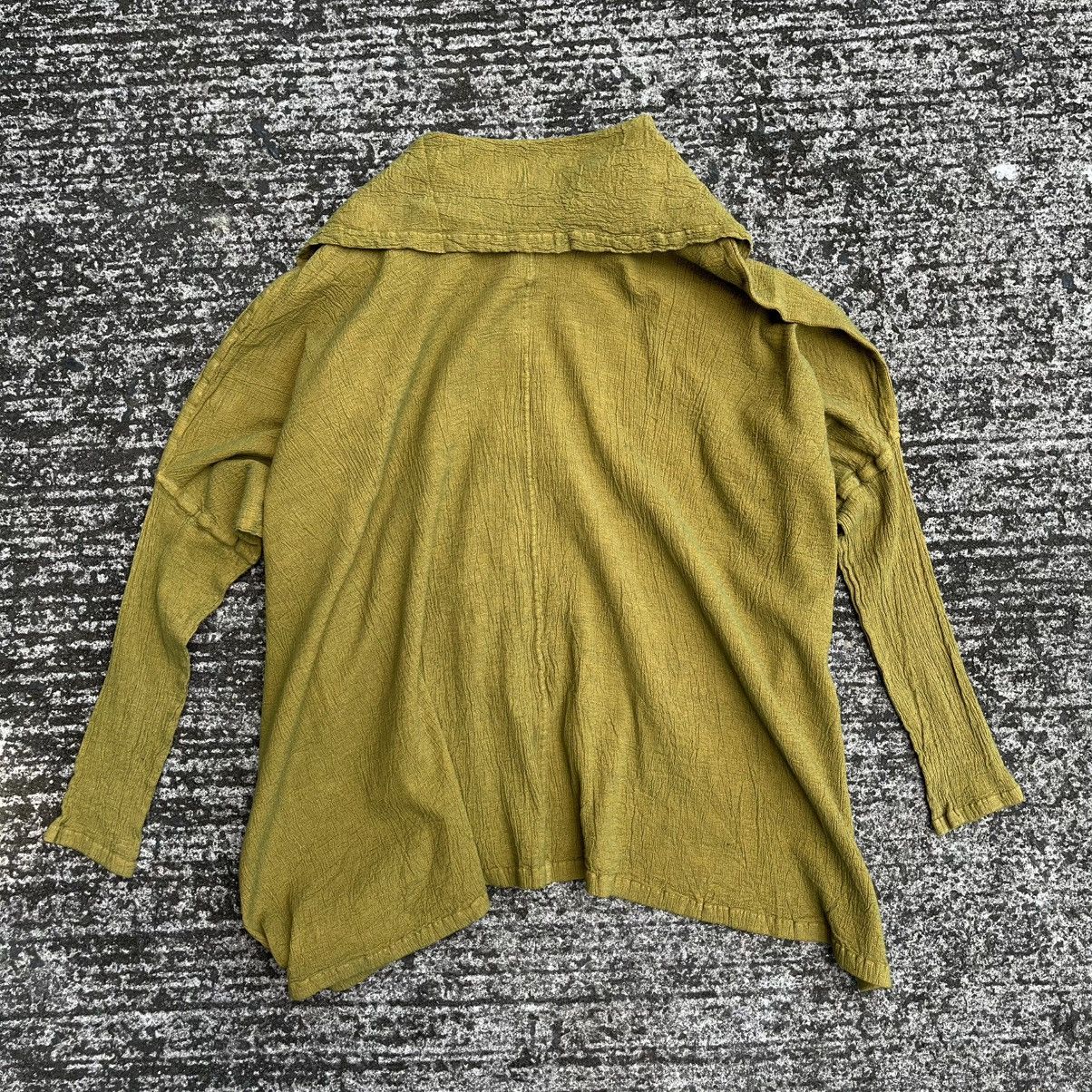 Issey Miyake Issey Miyake ME Textured Convertible Collar Shirt Jacket Size ONE SIZE - 12 Thumbnail