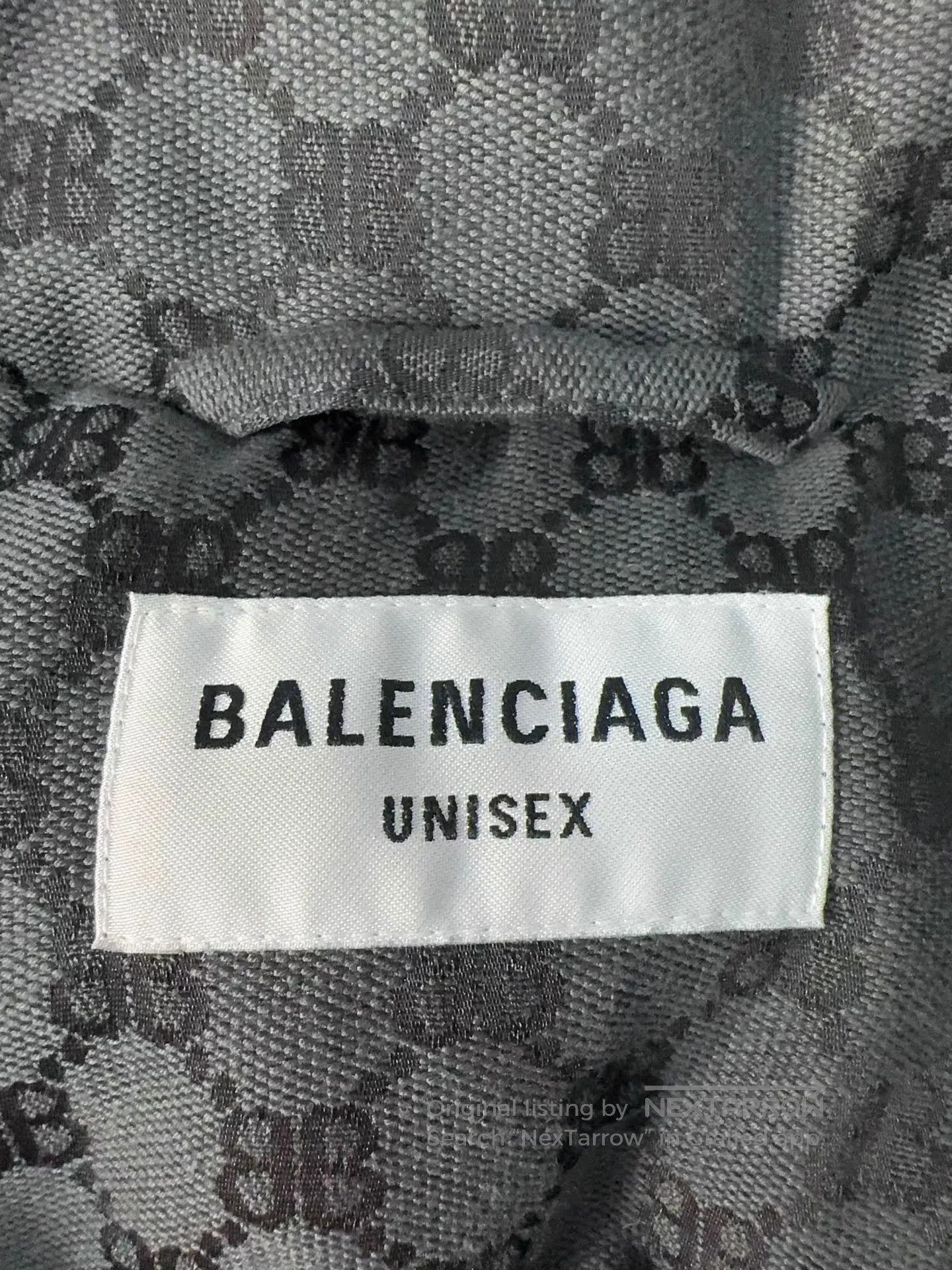 Balenciaga Black Patterned Puffer Vest . Size US XXS / EU 40 - 3 Thumbnail