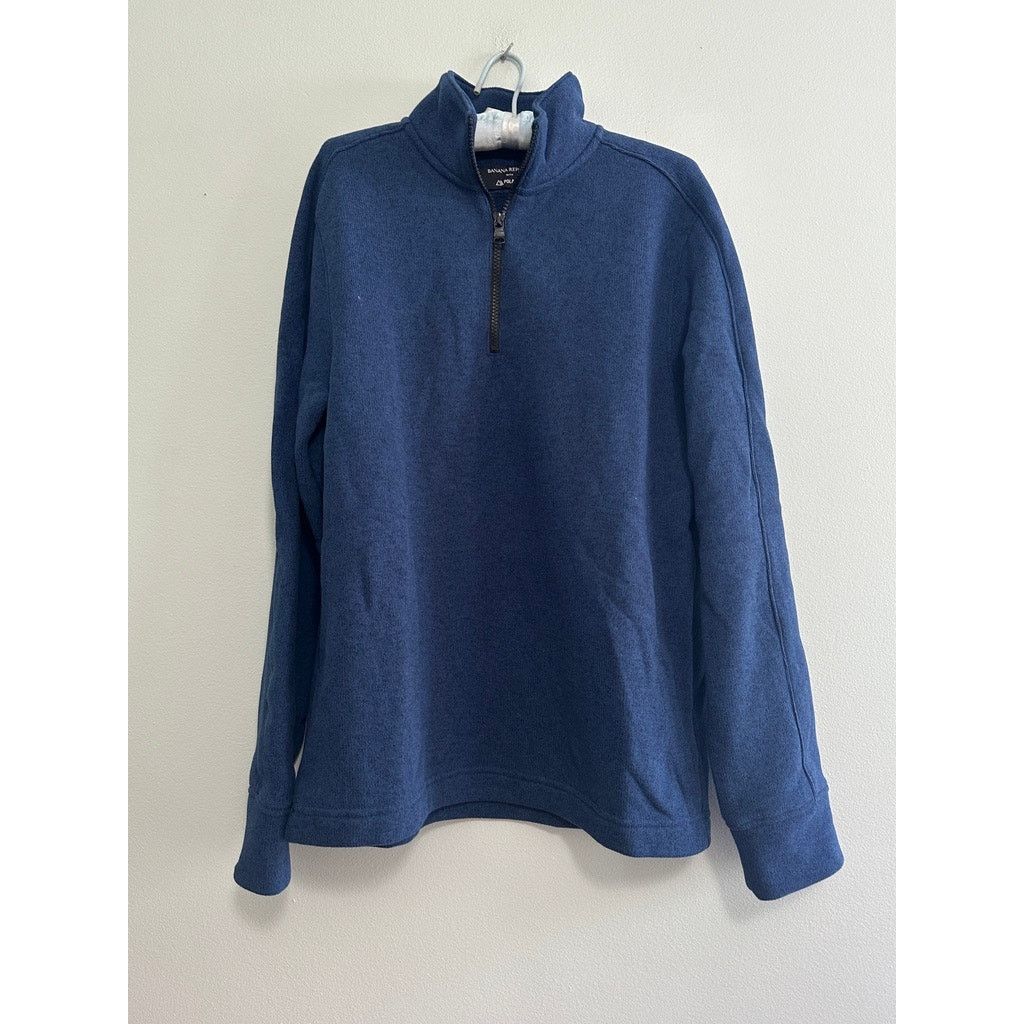 Banana Republic Banana Republic Polartec blue pullover size M Size US M / EU 48-50 / 2 - 2 Thumbnail