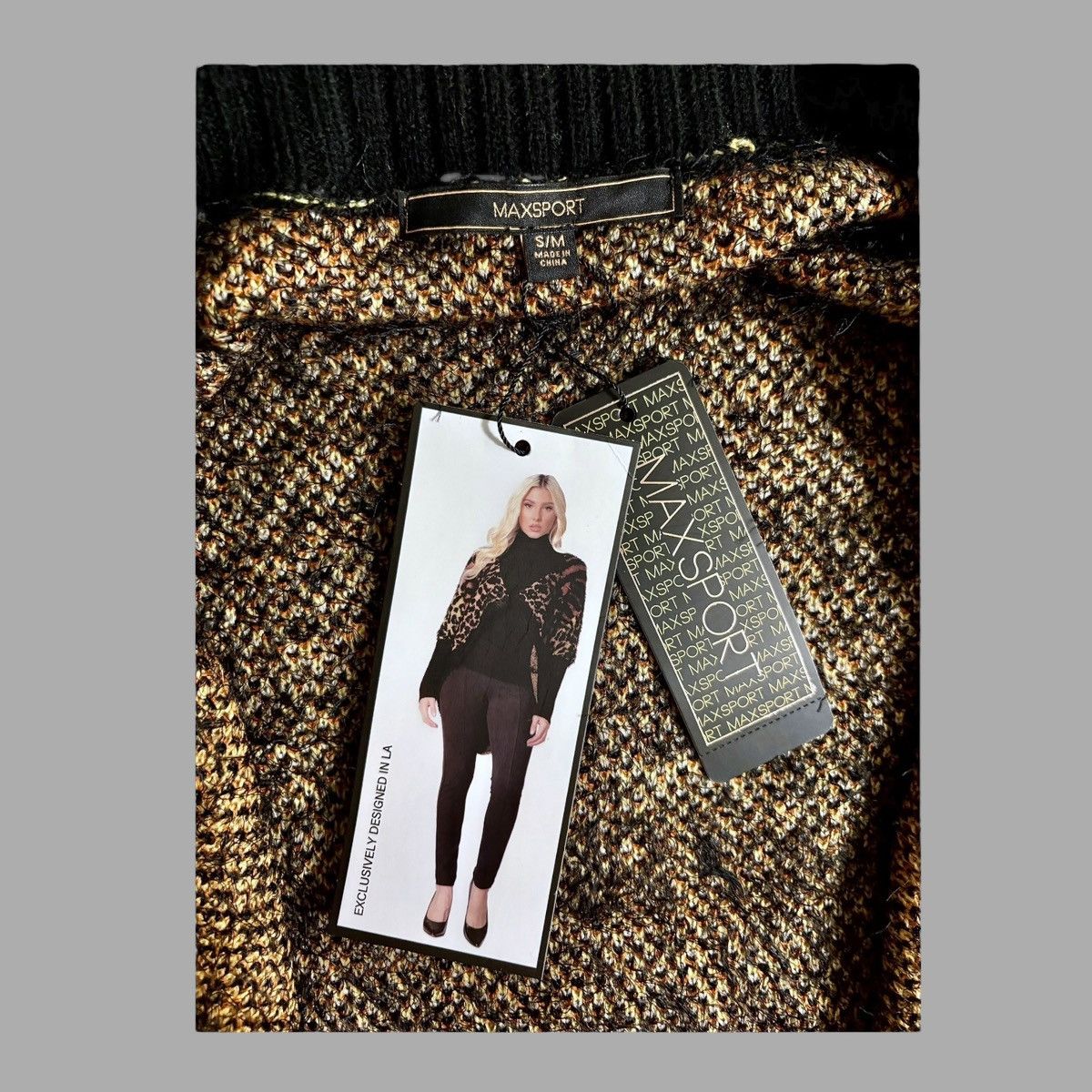 Other Max Sport LA $368 Women’s Animal Long Sleeve Cardigan Sz S/M Size S / US 4 / IT 40 - 9 Thumbnail