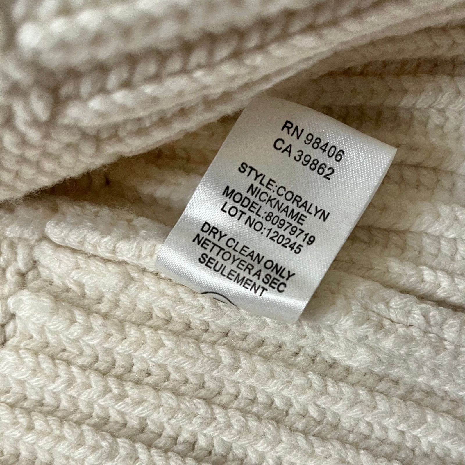 Theory Theory Ivory White Carolyn Cardigan Sweater & Attached Scarf Size M / US 6-8 / IT 42-44 - 6 Thumbnail
