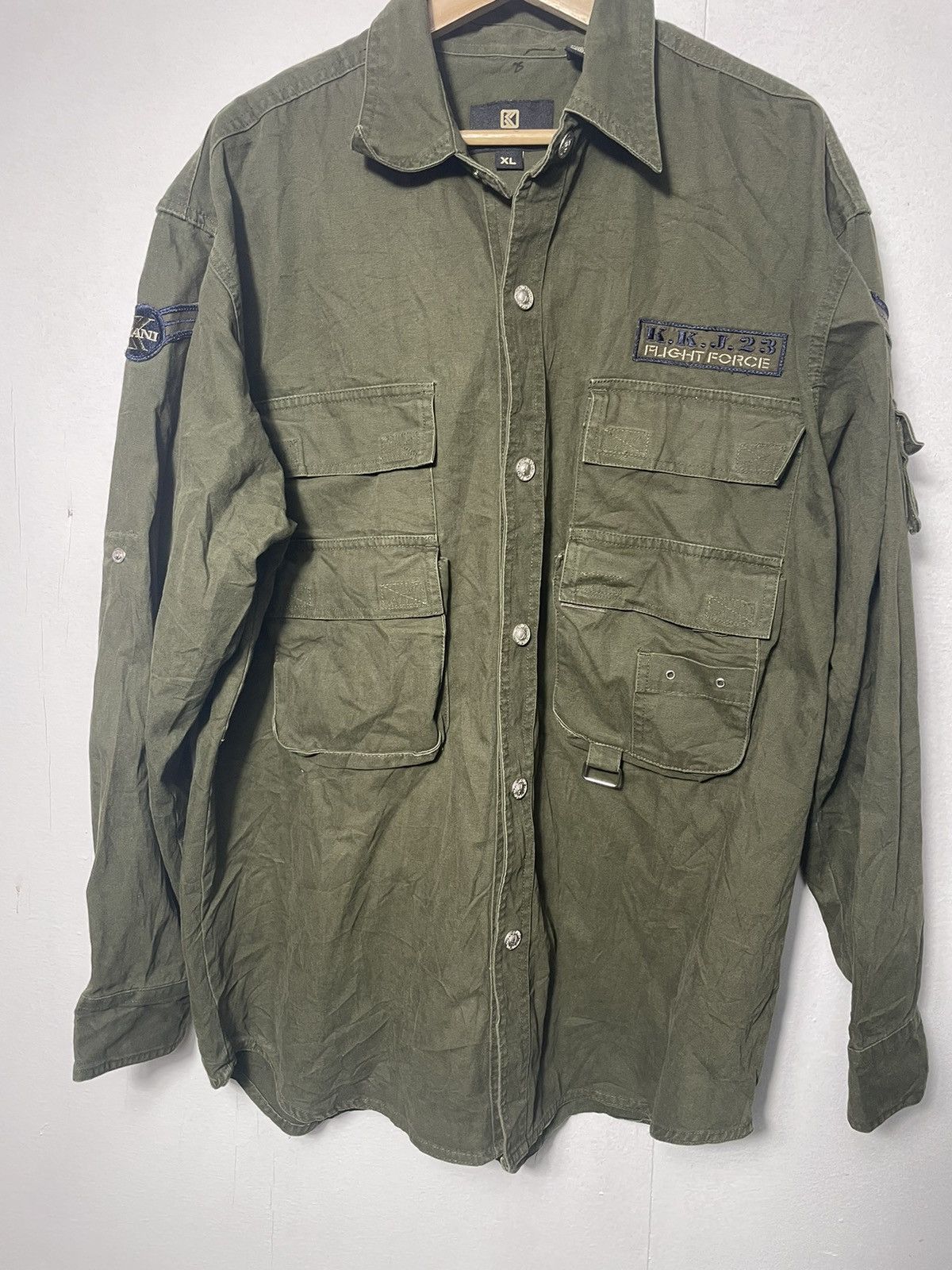 Karl Kani Karl Kani Army Shirt Look A Like Size US XL / EU 56 / 4 - 3 Thumbnail