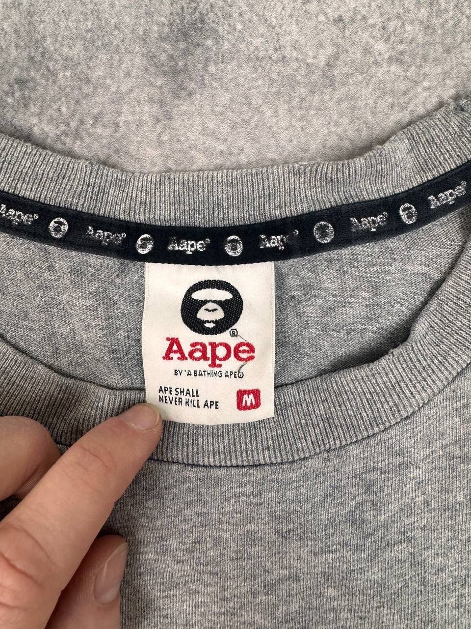 Aape Aape By A Bathing Ape Men T Shirt Grey Size M Size US M / EU 48-50 / 2 - 4 Thumbnail