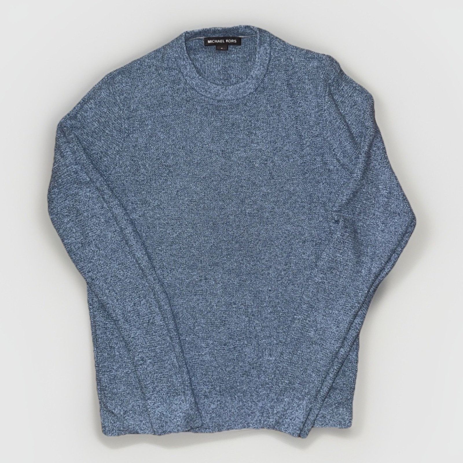 Michael Kors Michael Kors Blue Crewneck Midweight Sweater Medium 19x25 Size US M / EU 48-50 / 2 - 1 Thumbnail