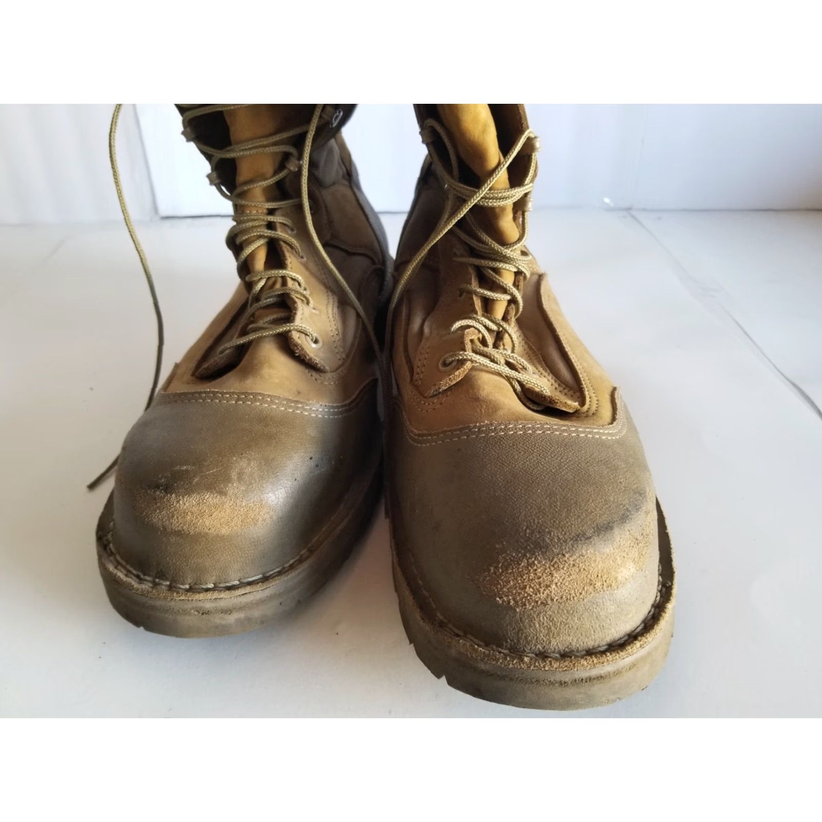 Danner Danner USMC RAT 8" Mojave ST Tactical Vibram Sole Boots Size 14.5 R Desert Tan Leather/ Fabric Cap Toe Steel Toe Mens Boots Size US 15 / EU 48 - 6 Thumbnail