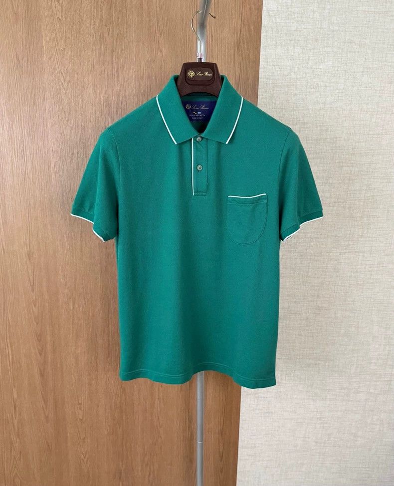 Loro Piana LORO PIANA Spring/summer men's regatta short sleeve polo c Size US L / EU 52-54 / 3 - 1 Thumbnail