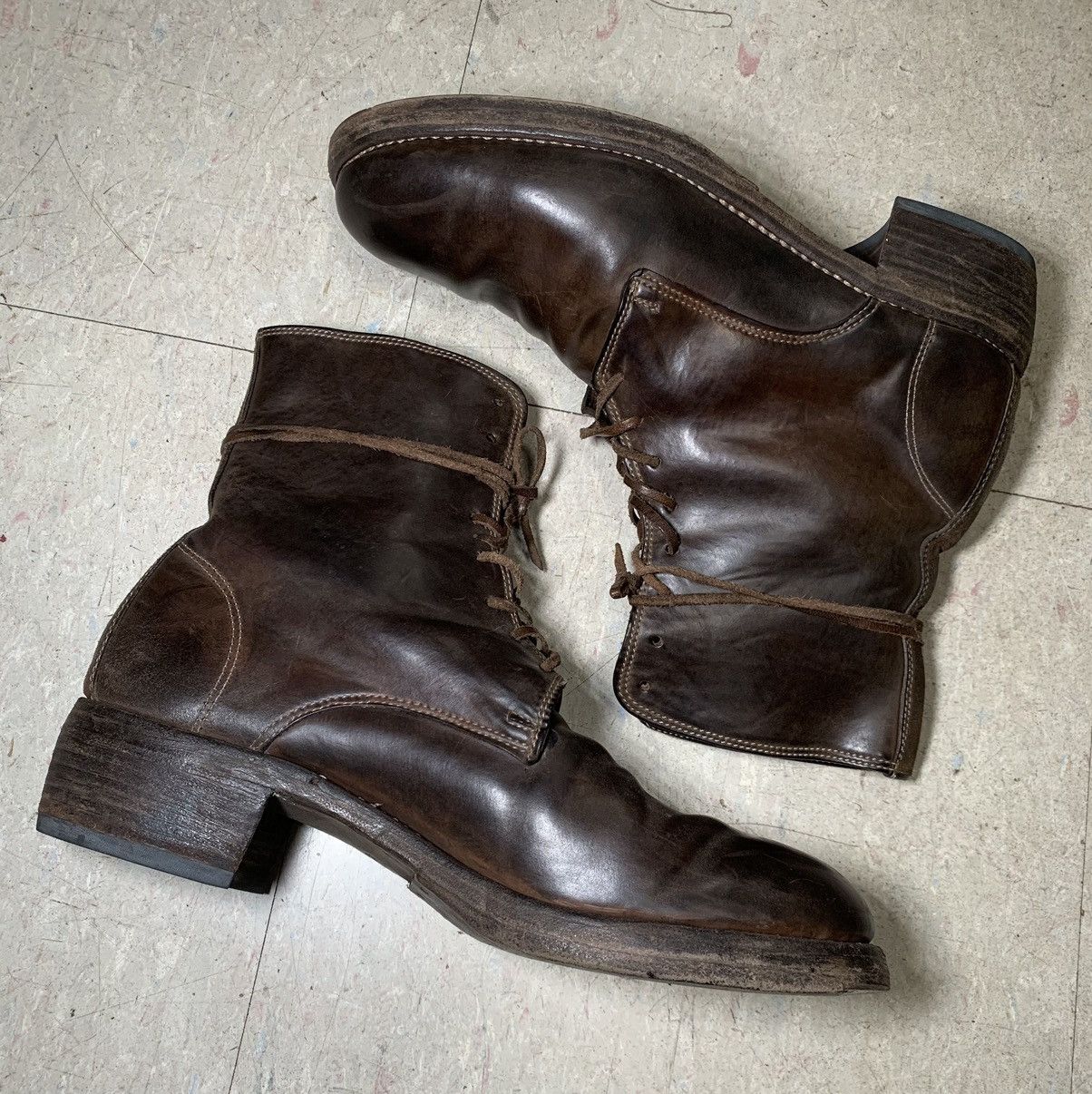 Guidi Guidi 795v Brown Leather Boots Men’s EU 41 / US 8 Size US 8 / EU 41 - 3 Thumbnail