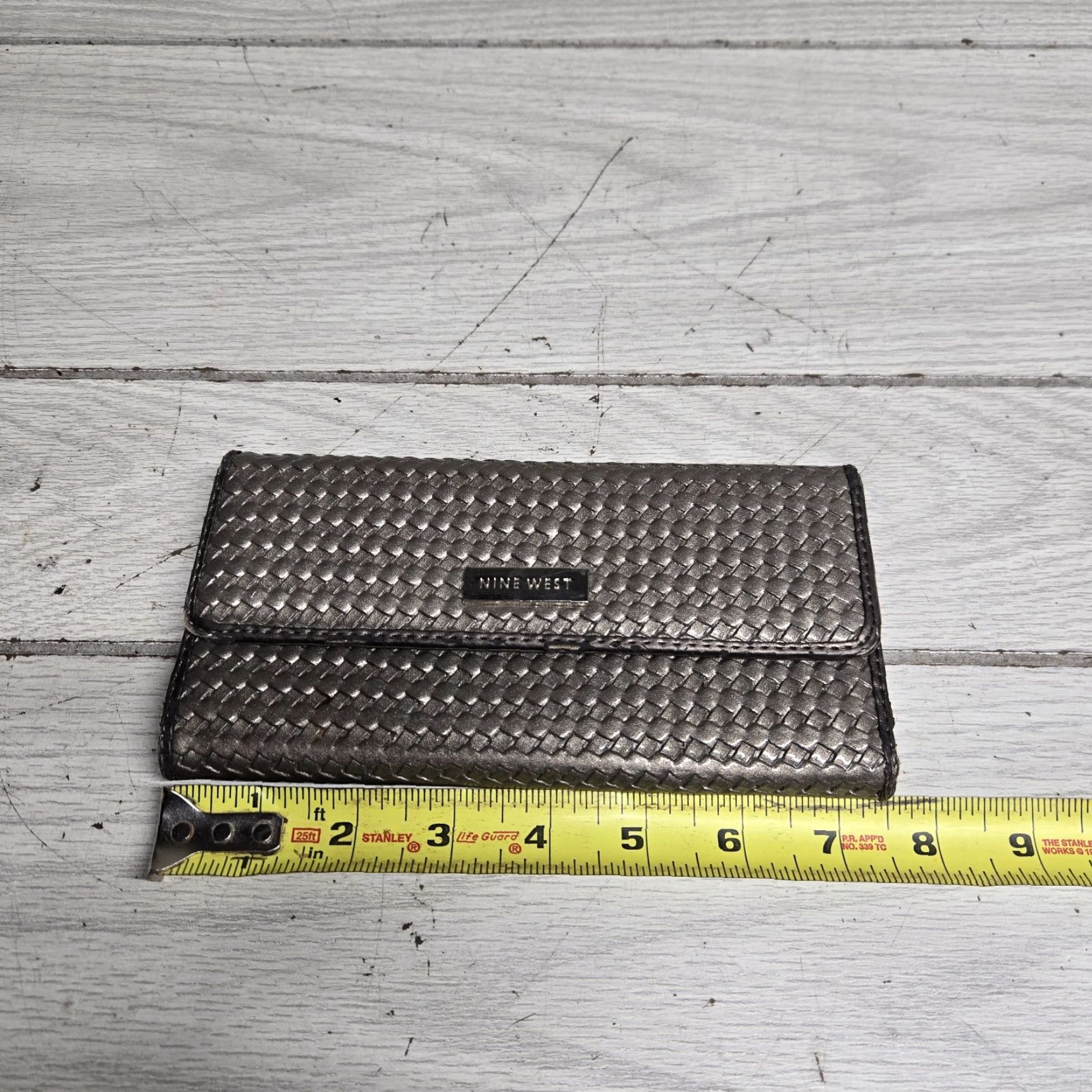 Nine West Nine West Wallet Gray Silver Women’s Wallet Gray Size ONE SIZE - 6 Thumbnail