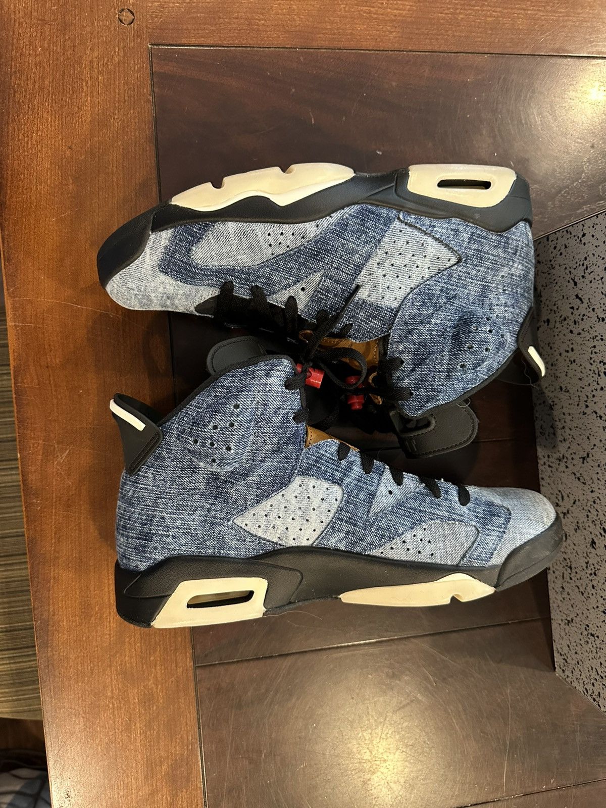Jordan Brand Jordan 6 washed denim size 11 Levi’s Size US 11 / EU 44 - 1 Thumbnail