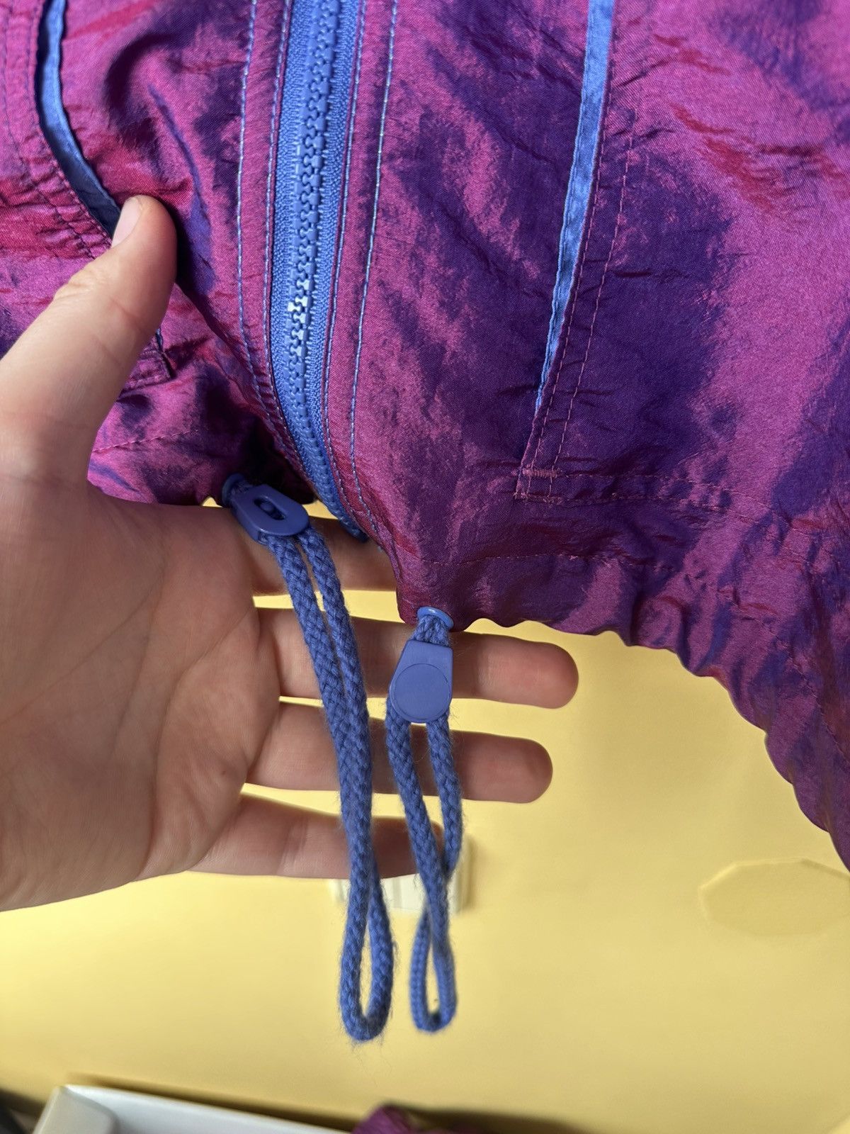 Adidas × Vintage Adidas Vintage Retro 90's 80's women Purple Nylon Track Suit Size L / US 10 / IT 46 - 7 Thumbnail