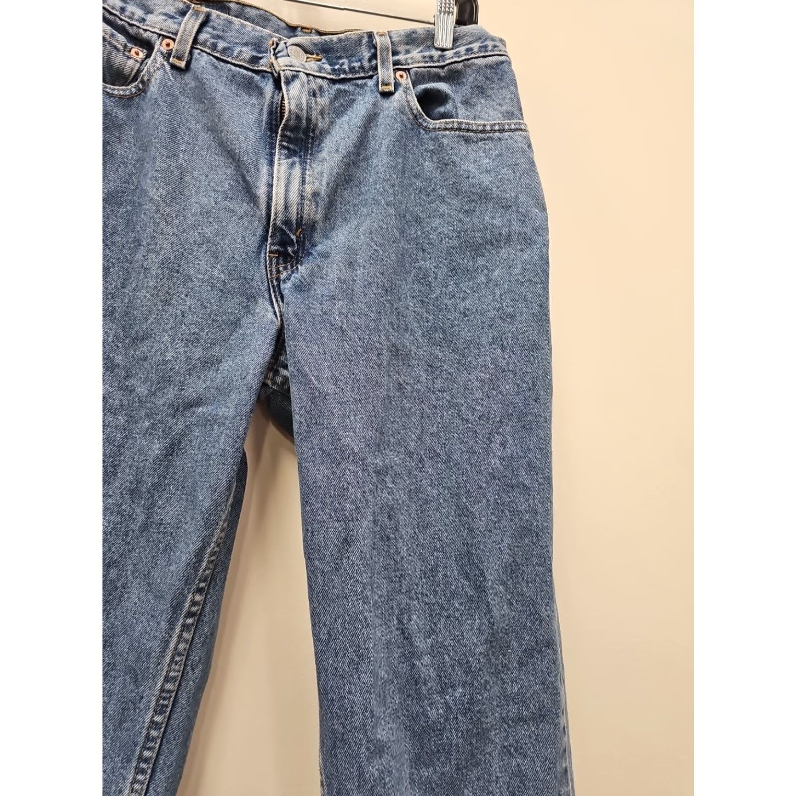 Levi's VINTAGE Levi’s 550 Denim Jeans Women’s Size 12 Regular Blue 5-Pocket Design 90s Size 34" / US 12 / IT 48 - 5 Thumbnail