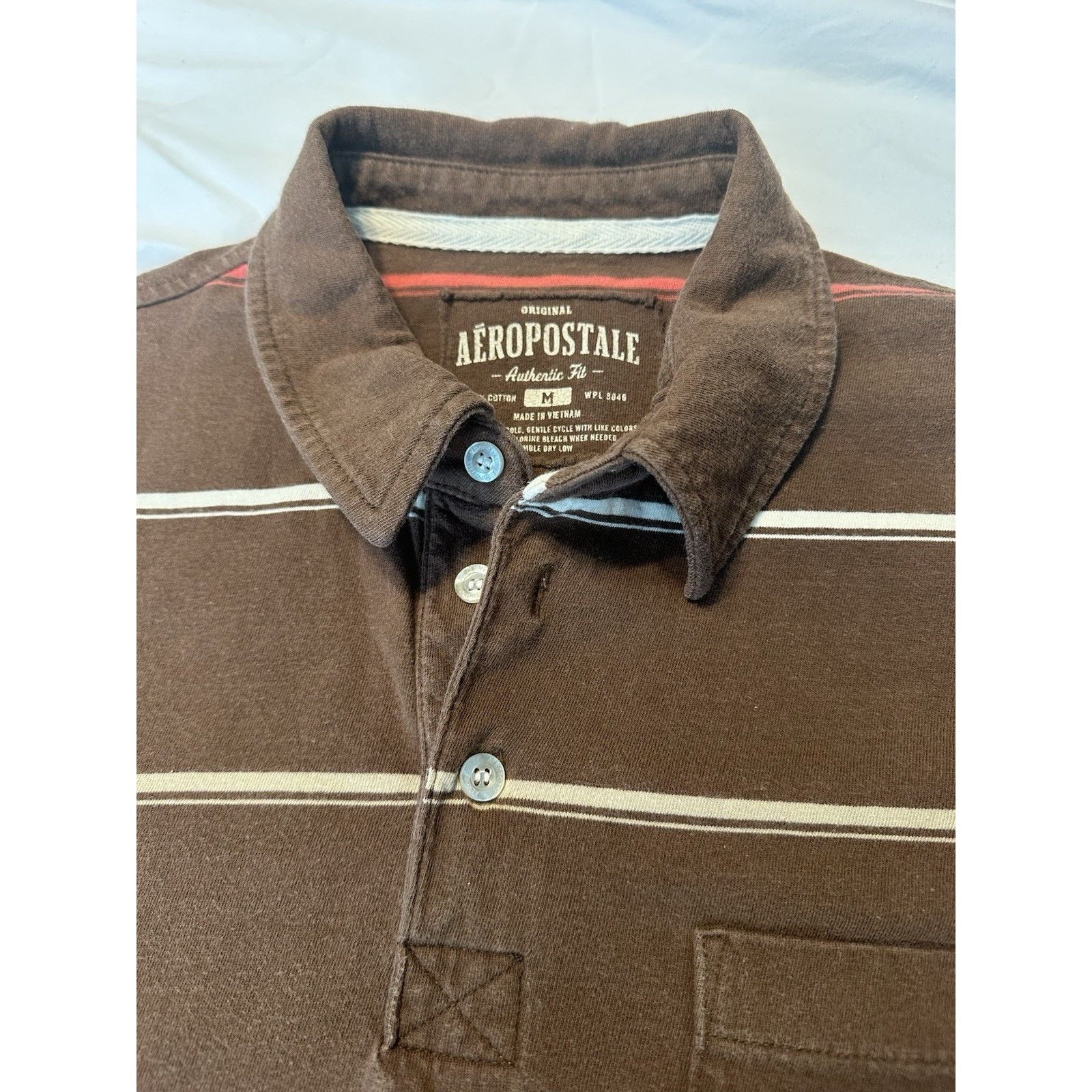 Aeropostale Aeropostale Original Authentic Fit Polo Med Shirt Classic Size US M / EU 48-50 / 2 - 6 Thumbnail
