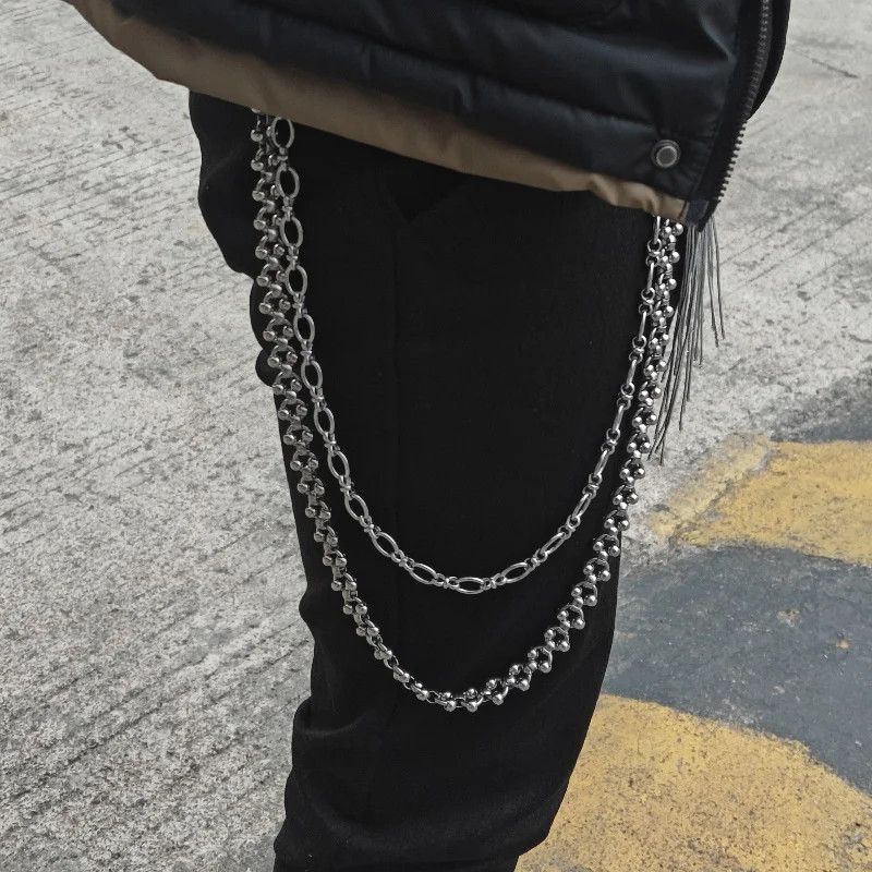 Japanese Brand × Jewelry Punk Buckle Stainless Steel Pants Chain Size ONE SIZE - 8 Thumbnail
