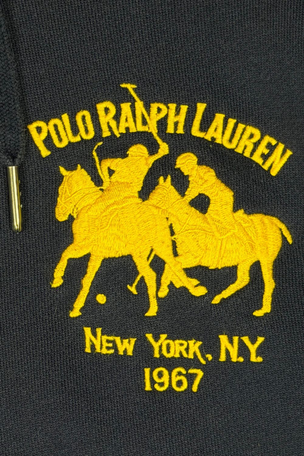 Polo Ralph Lauren Polo RL Embroidered Polo Sport Hoodie Navy Yellow Size S Size US S / EU 44-46 / 1 - 8 Thumbnail