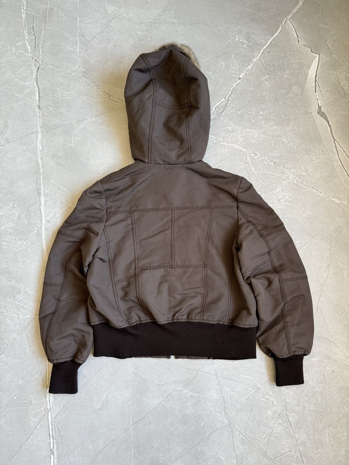 Hysteric Glamour VTG Y2K Faux Fur Hood Cropped Jacket Ifsixwasnine LGB Style Size L / US 10 / IT 46 - 4 Thumbnail