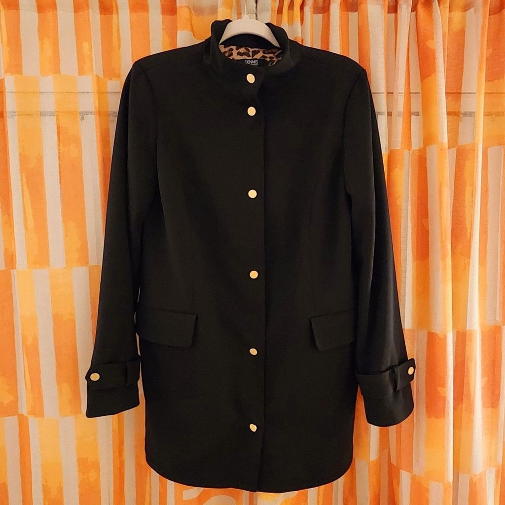 Other NWOT Dennis Basso - Luxe Crepe Snap- Front Jacket Size L / US 10 / IT 46 - 2 Thumbnail