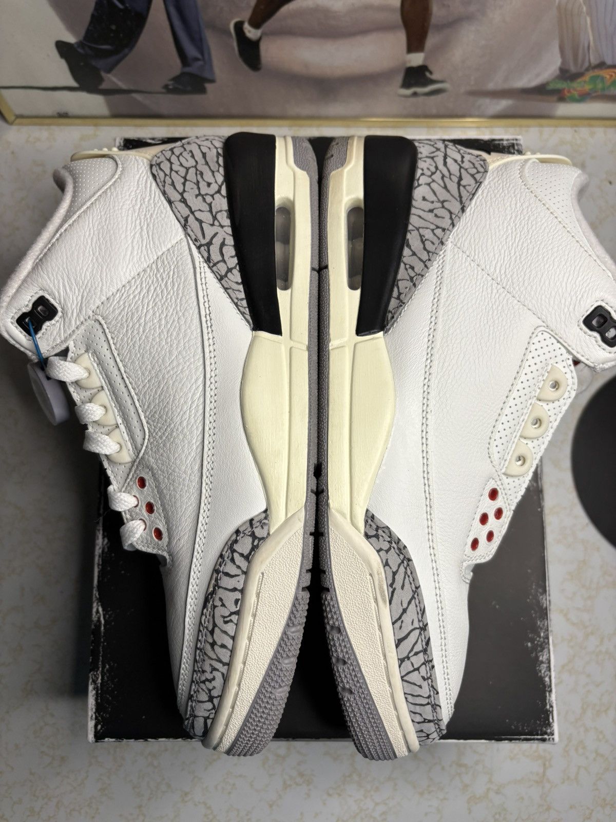 Jordan Brand Jordan Retro 3 ‘white cement reimagined’ Size US 10 / EU 43 - 4 Thumbnail