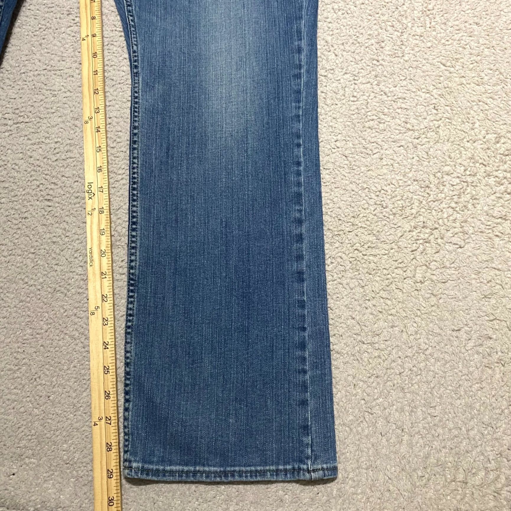 Vintage Urban Pipeline Jeans Men Slim Straight 38x30 Blue Denim Mid Rise Medium Wash 5-Pocket Design Size US 38 / EU 54 - 6 Thumbnail