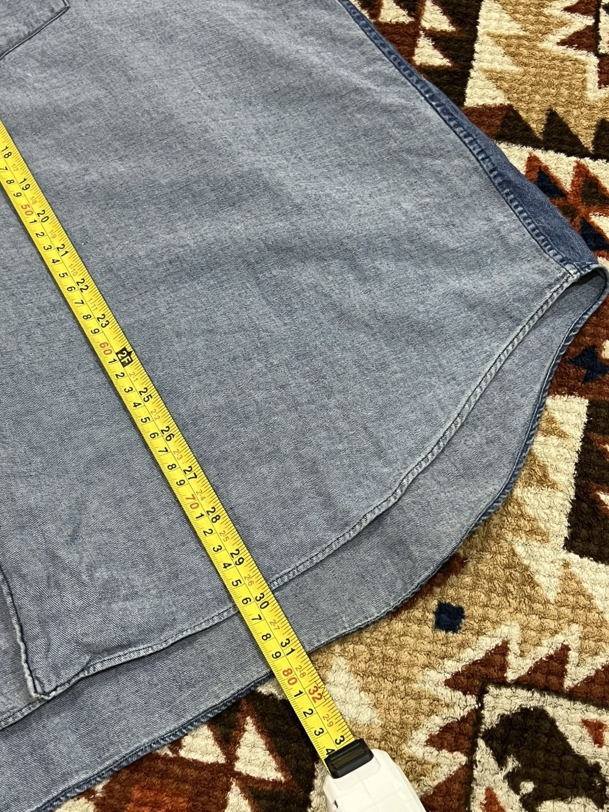 Comme des Garcons Vtg 90's Comme des Garcons Patchwork Denim Shirt Size US XL / EU 56 / 4 - 9 Thumbnail