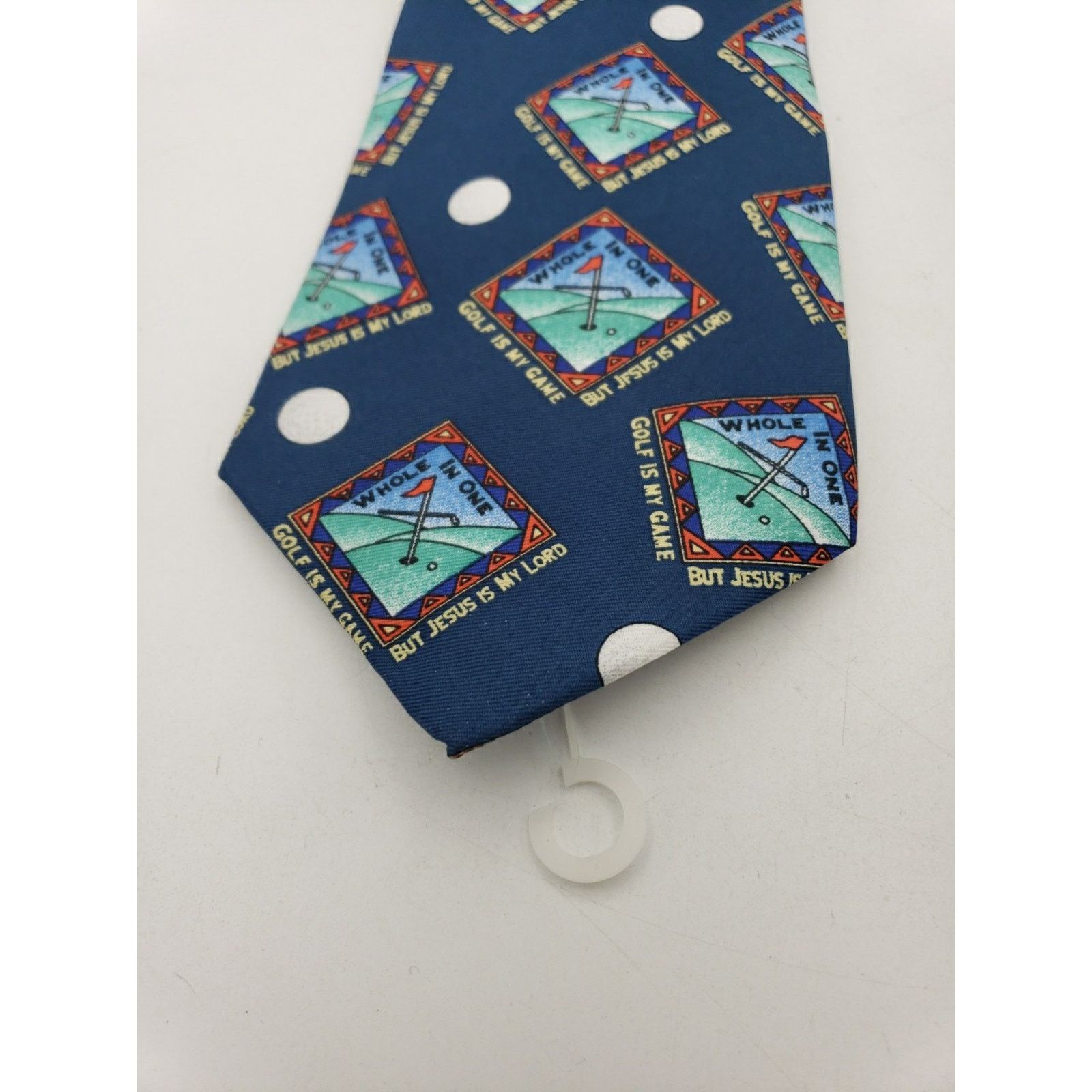 Other Kerusso Tie Golf Religious Jesus Polyester Blue Christian Size ONE SIZE - 3 Thumbnail