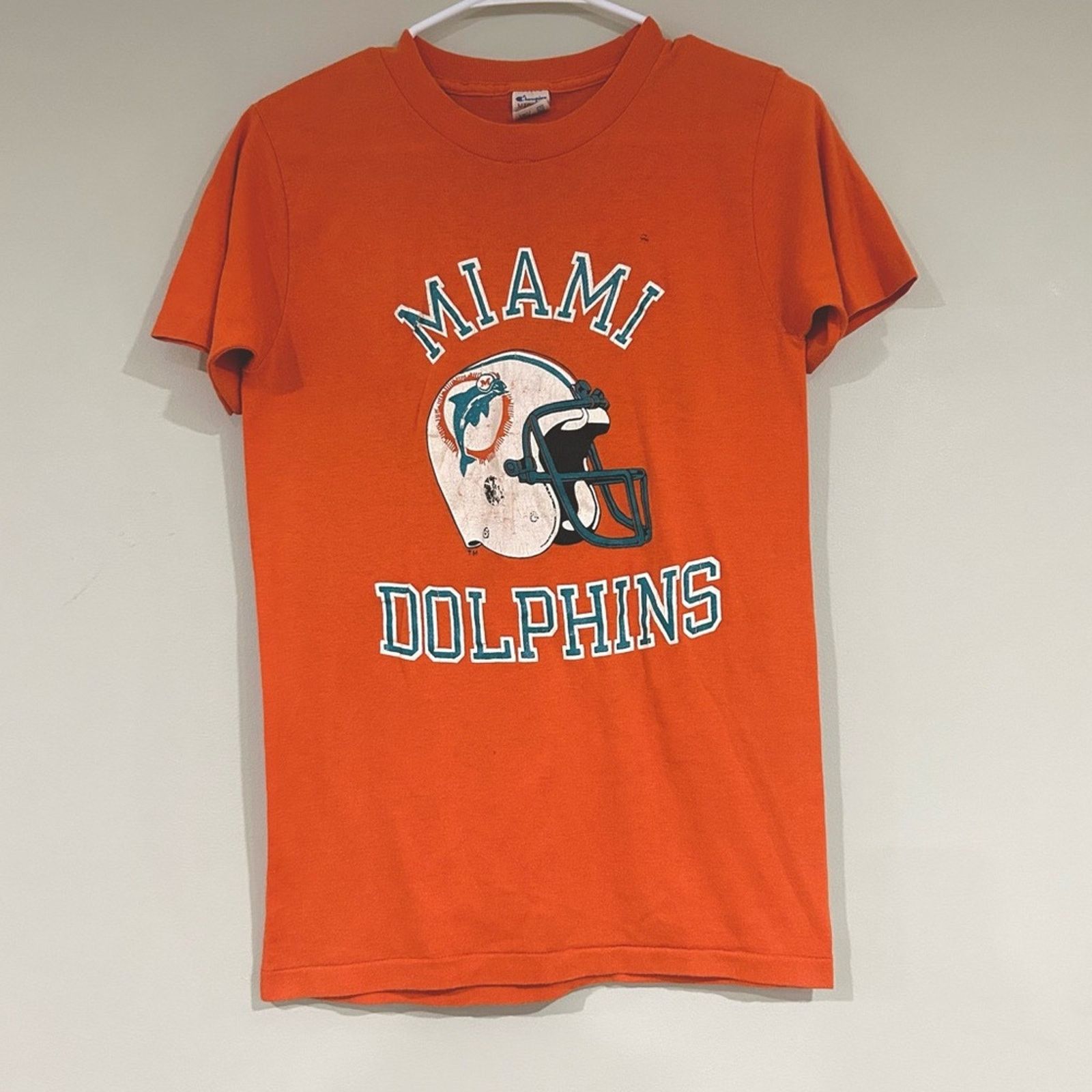 Champion Vintage Champion Miami Dolphins Shirt Size US S / EU 44-46 / 1 - 1 Thumbnail