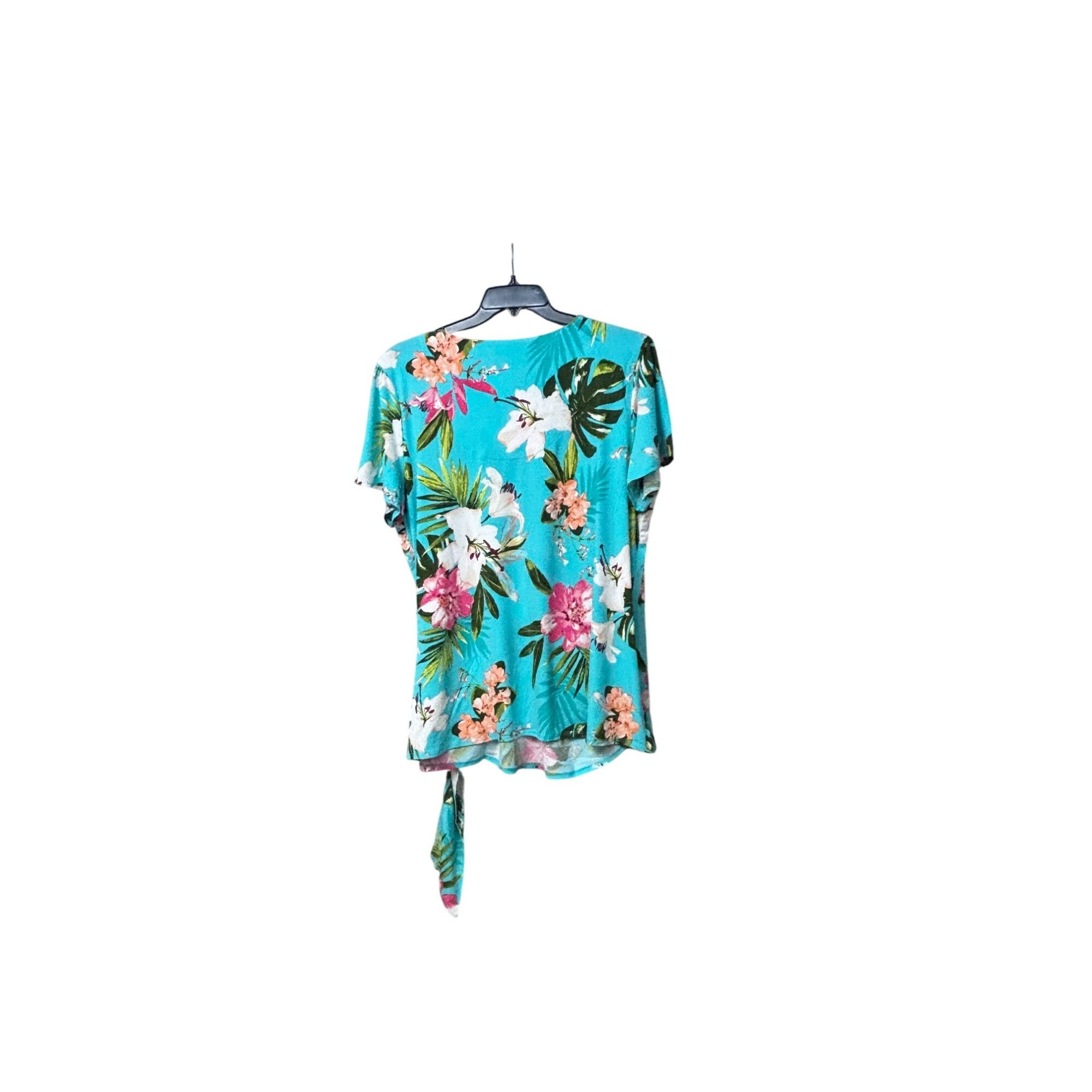 JM Collection JM Collection Women’s Plus Size Printed Faux-wrap Tunic, 3X Size ONE SIZE - 5 Thumbnail