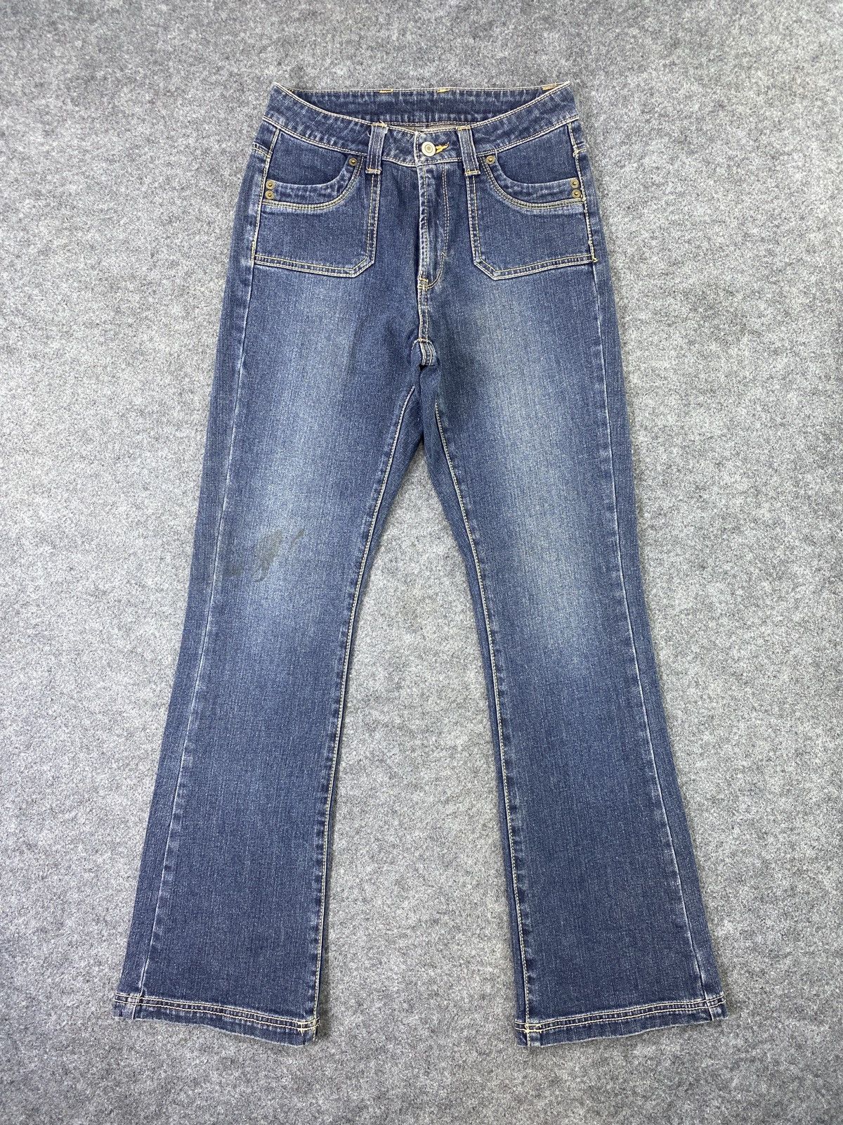 Japanese Brand × Jean Japanese Brand Bootcut Wash Jeans - J1048 Size 27" / US 4 / IT 40 - 1 Thumbnail