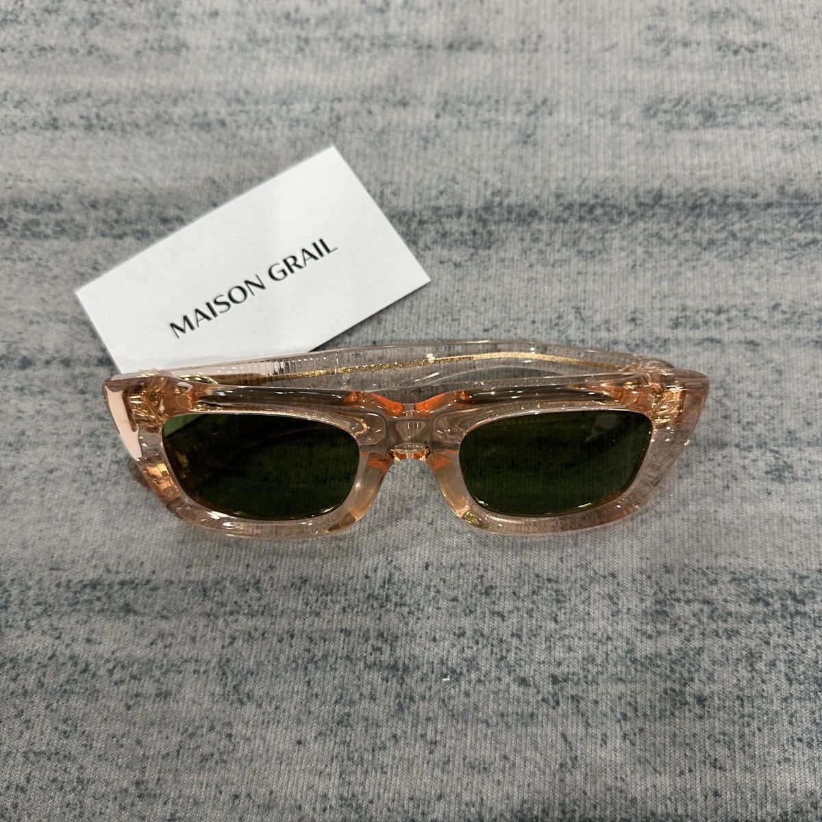 Chrome Hearts CHROME HEARTS STEEZIN PINK CRYSTAL SUNGLASSES Size ONE SIZE - 3 Thumbnail
