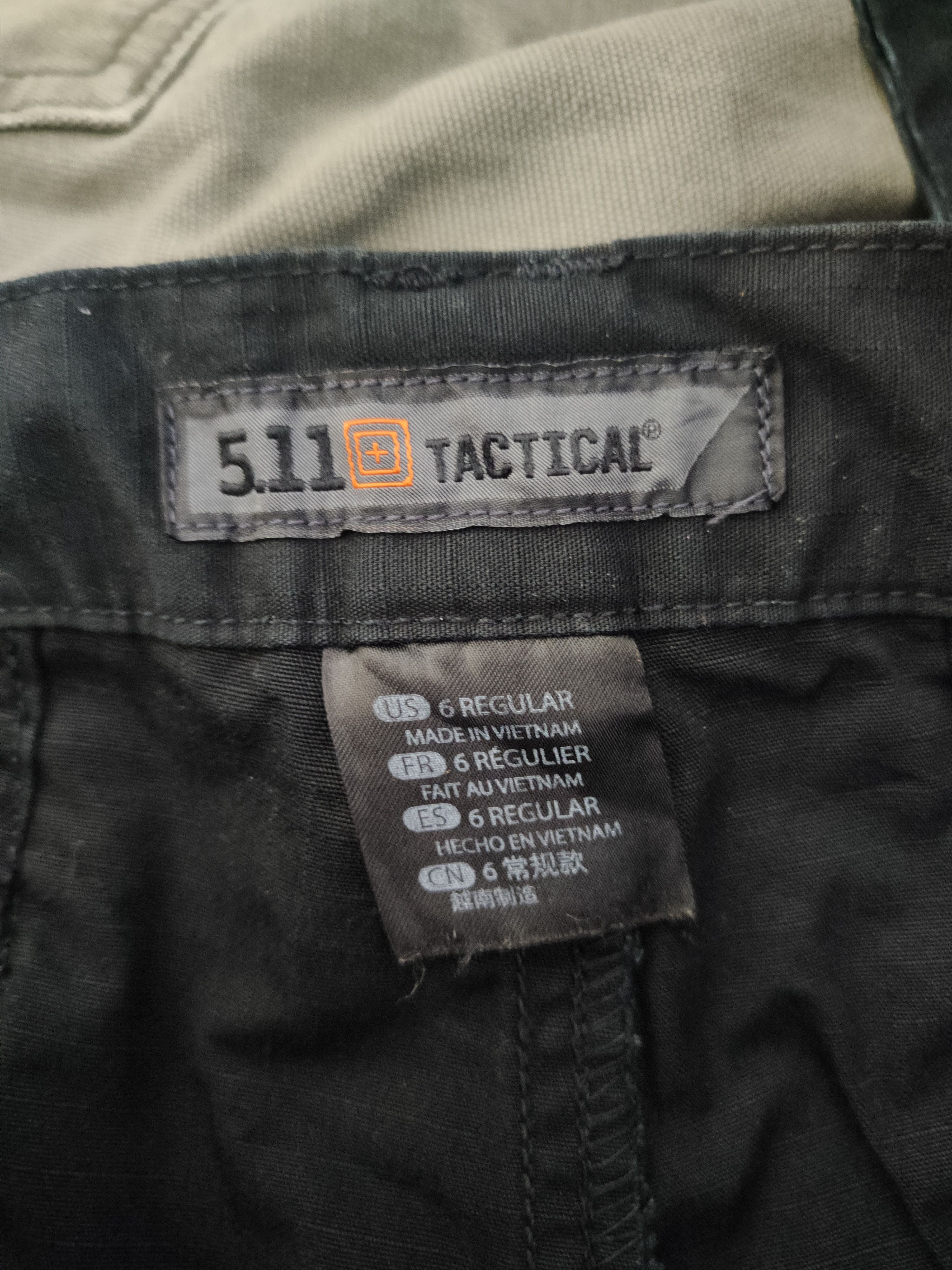 5.11 DL 511+Tactical Black Multipocket Tactical Cargo Pants #987 Size US 28 / EU 44 - 14 Thumbnail
