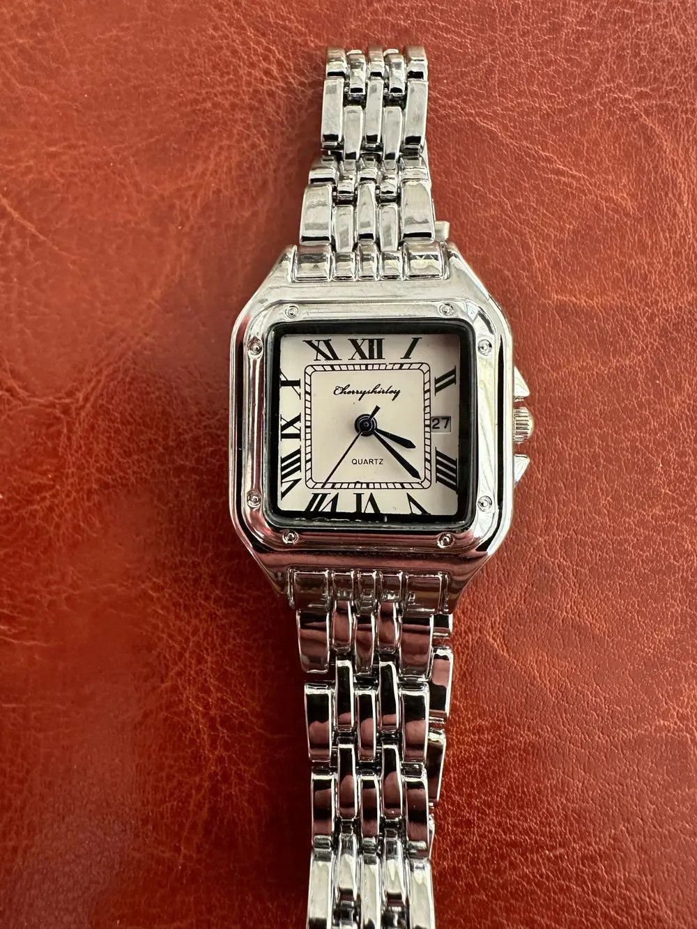 Archival Clothing x Vintage 90's Vintage Retro Luxury Style Quartz Silver Watch in Yellow, Men's