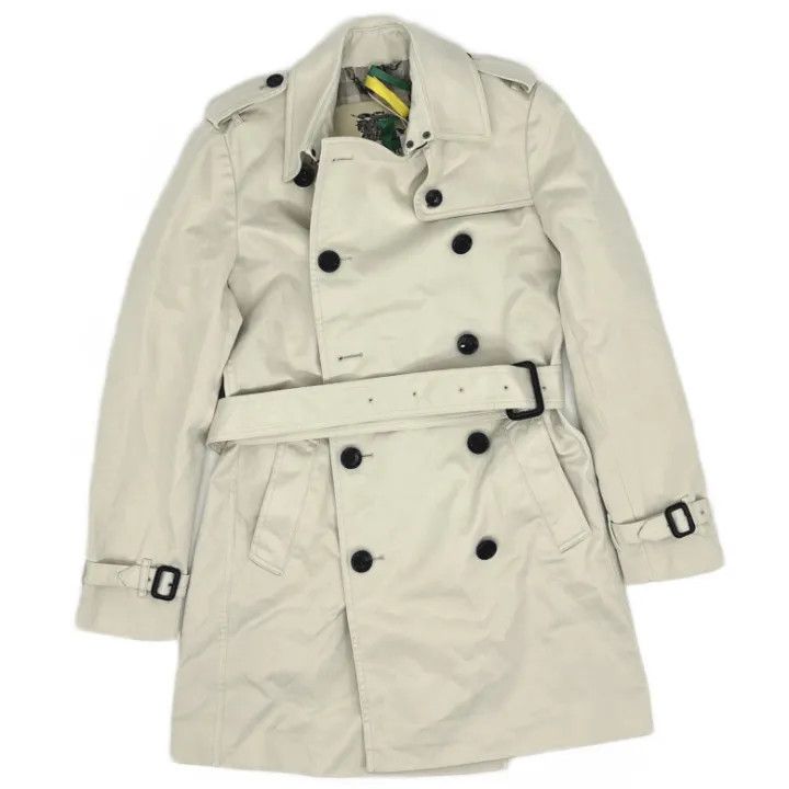 Burberry Burberry Casual Solid Double-Breasted Coat 0079 Size M / US 6-8 / IT 42-44 - 1 Thumbnail