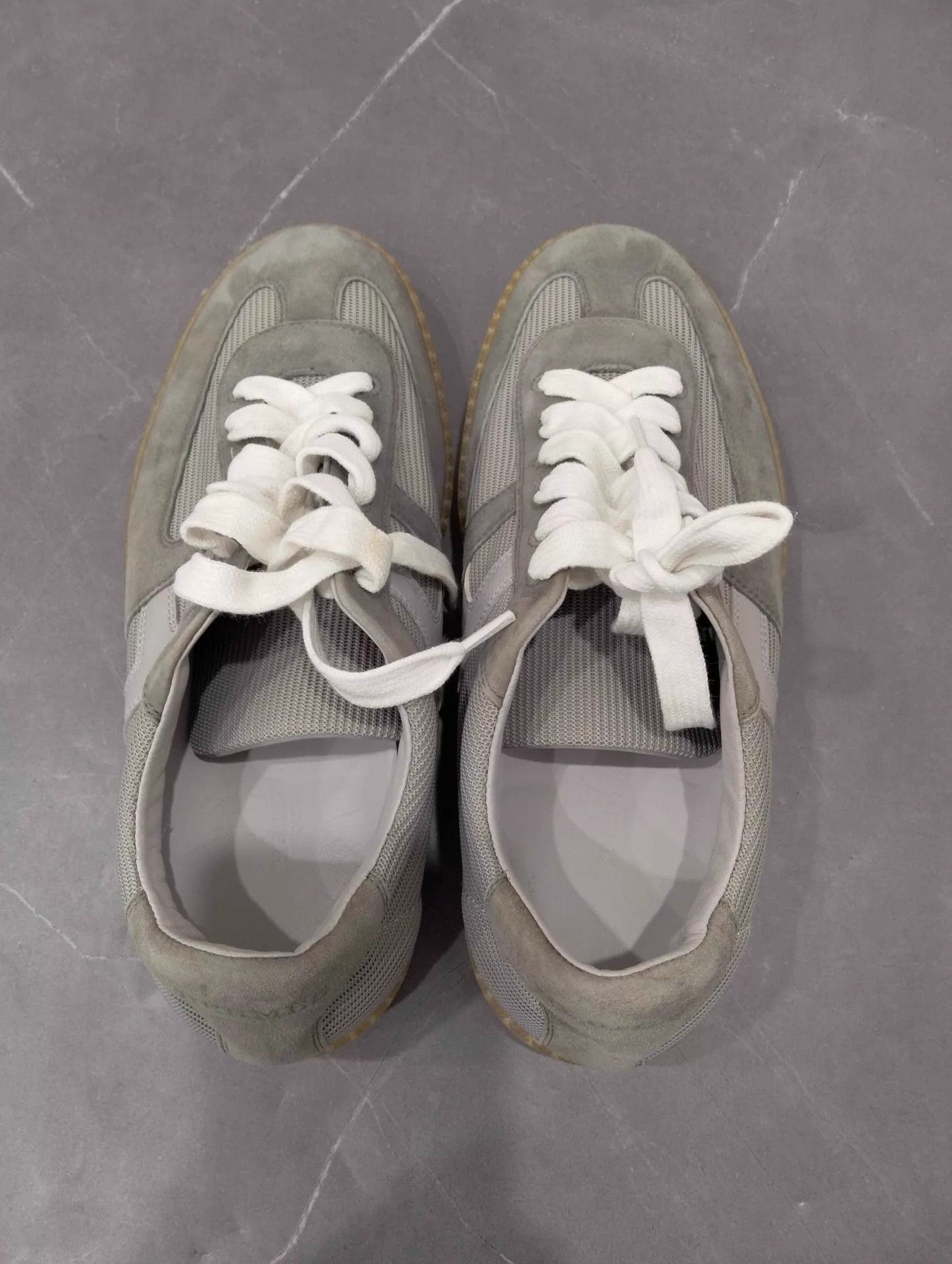 Hermes HERMES gray calfskin leather sneaker 39.5 Size US 9 / IT 39 - 7 Thumbnail