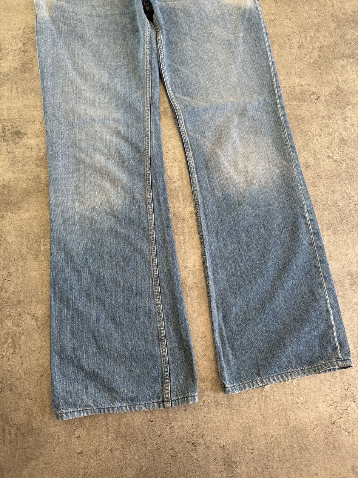 Diesel × Japanese Brand × Vintage Diesel Vintage Bootcut Baggy Jeans Denim Y2K Rap Skate blue Size US 36 / EU 52 - 6 Thumbnail