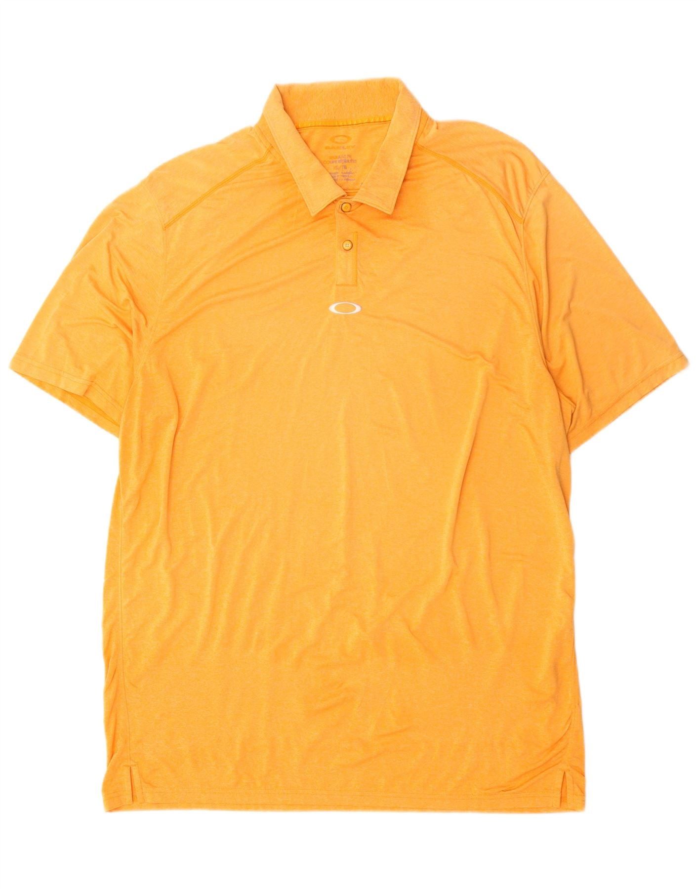 Oakley Mens Polo Shirt 2XL Orange Polyester Size US L / EU 52-54 / 3 - 1 Thumbnail