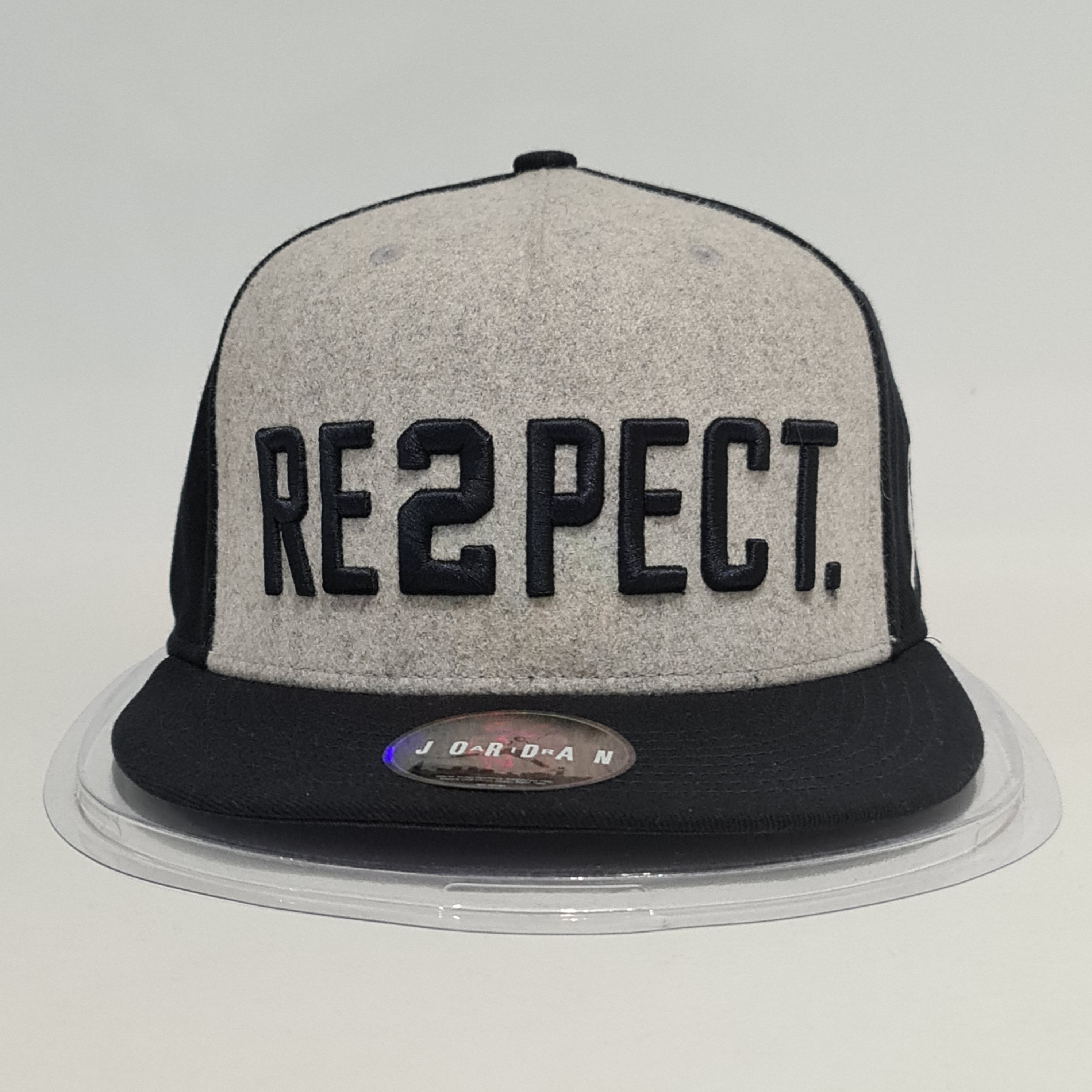 Jordan Brand Jordan Cap Snapback 'RE2PECT' Grey/Black Size ONE SIZE - 2 Thumbnail
