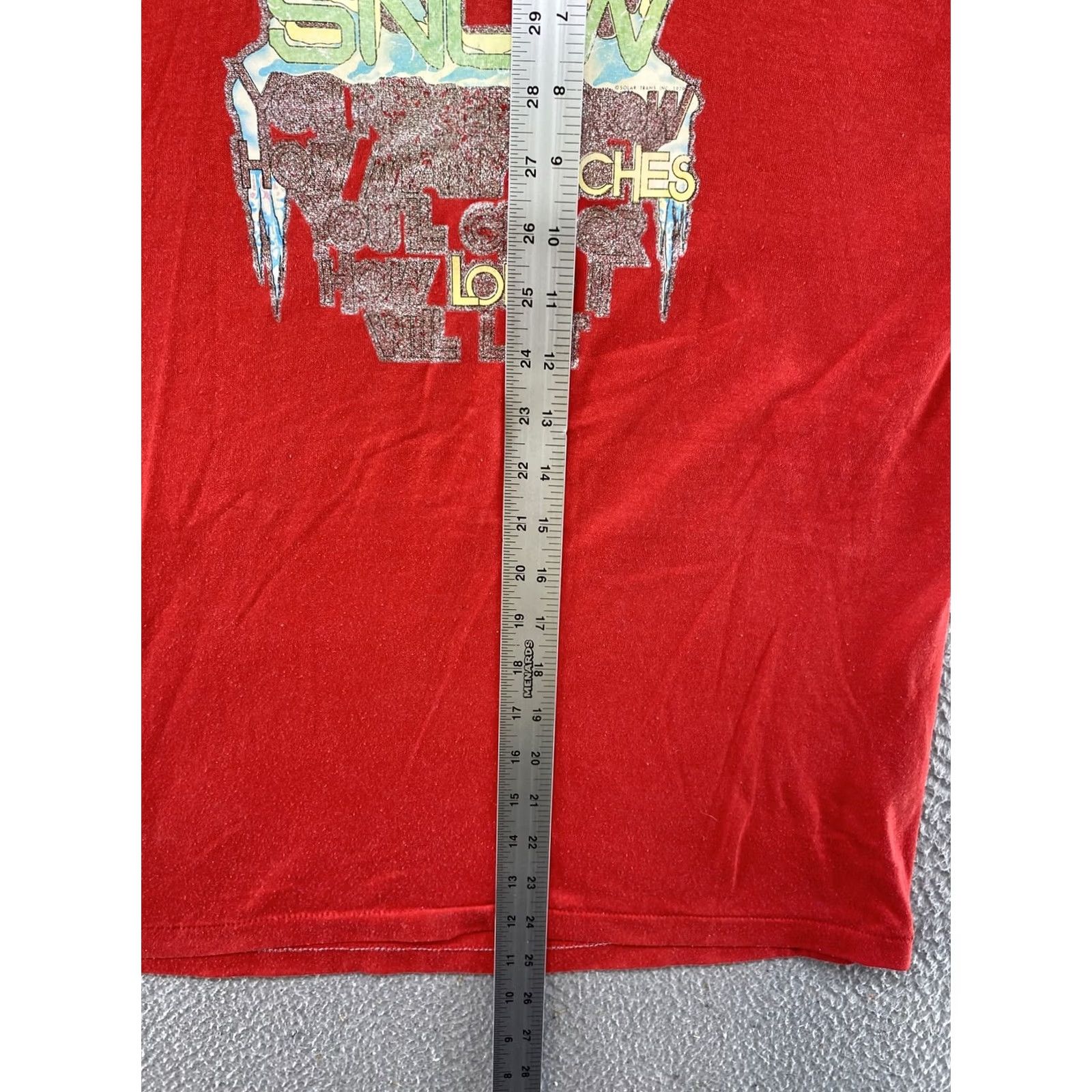 Russell Athletic Vintage 80s Sex Is Like Snow Shirt M Red Size Regular Russell Athletic Size US M / EU 48-50 / 2 - 6 Thumbnail