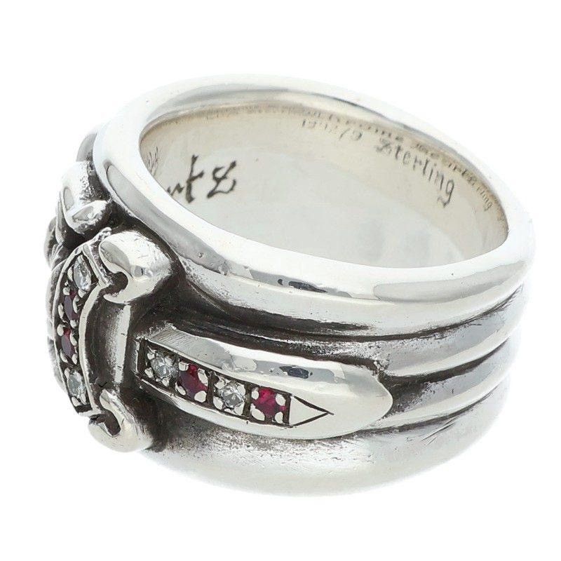 Chrome Hearts US7 Chrome Hearts Ruby Diamond Dagger Ring 14 Size ONE SIZE - 5 Thumbnail