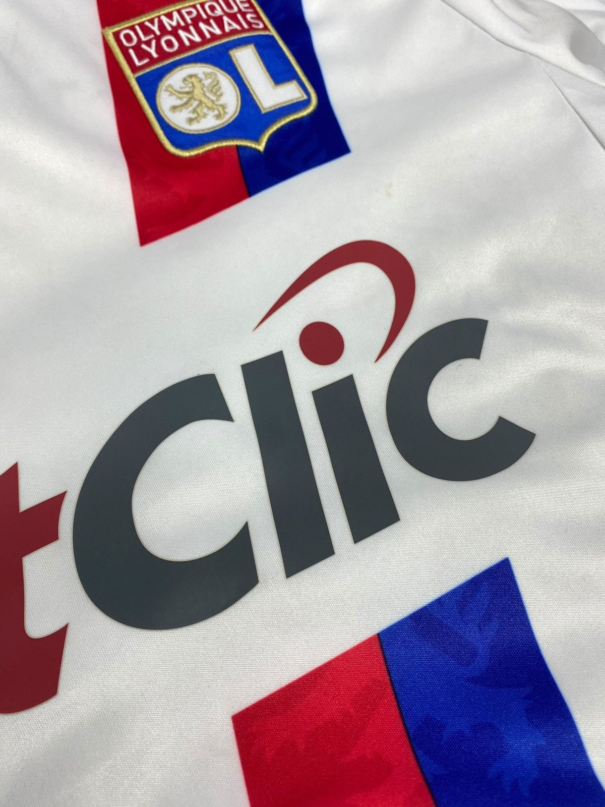 Adidas Adidas Olympique Lyonnais 2010/11 Home Football Shirt Size US L / EU 52-54 / 3 - 5 Thumbnail