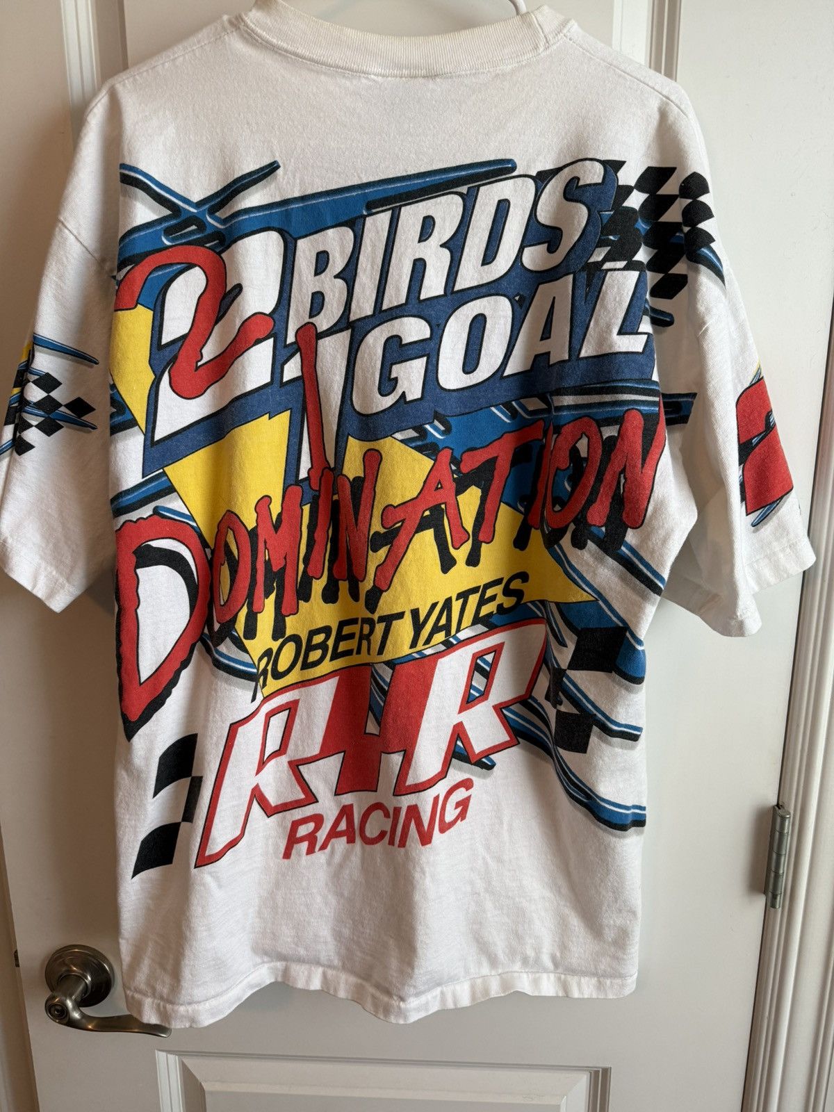 Vintage Vintage Robert Yates 2 birds Nascar Racing XL T-Shirt Size US XL / EU 56 / 4 - 2 Thumbnail