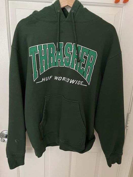 Thrasher huf worldwide clearance hoodie