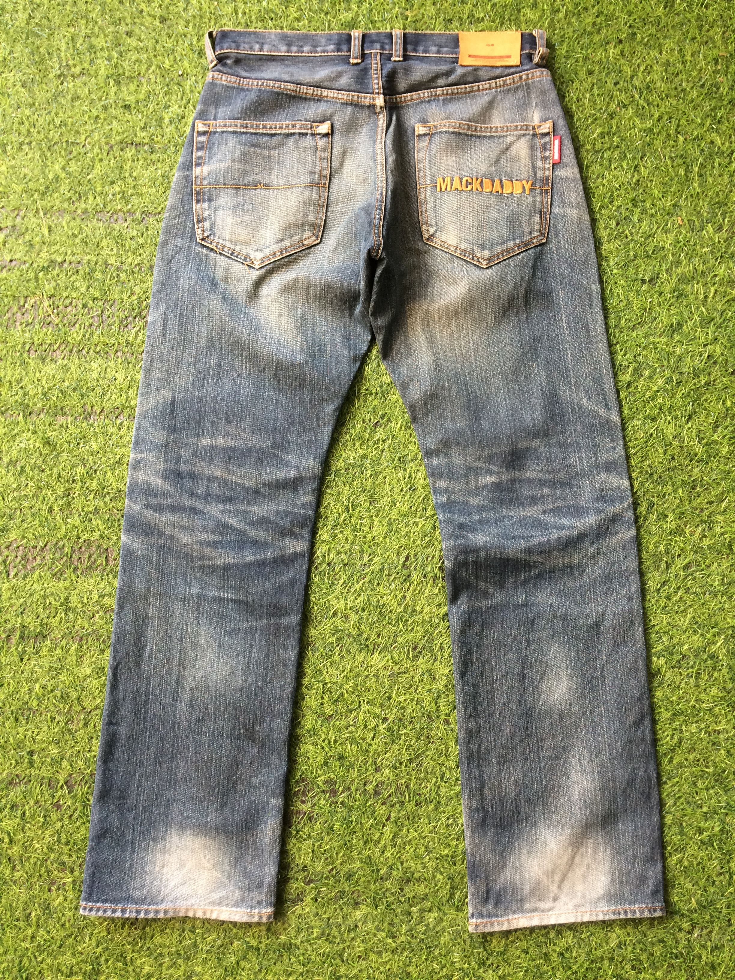 Japanese Brand Distressed Japanese Selvedge Denim #D-679 Size US 30 / EU 46 - 2 Thumbnail