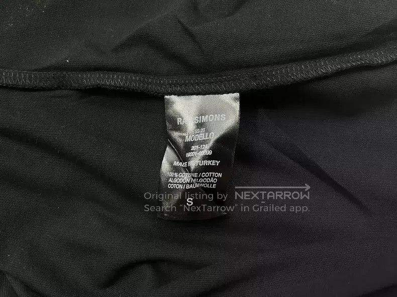 Raf Simons Raf simons 20SS black smiley face short sleeves Size US S / EU 44-46 / 1 - 6 Thumbnail