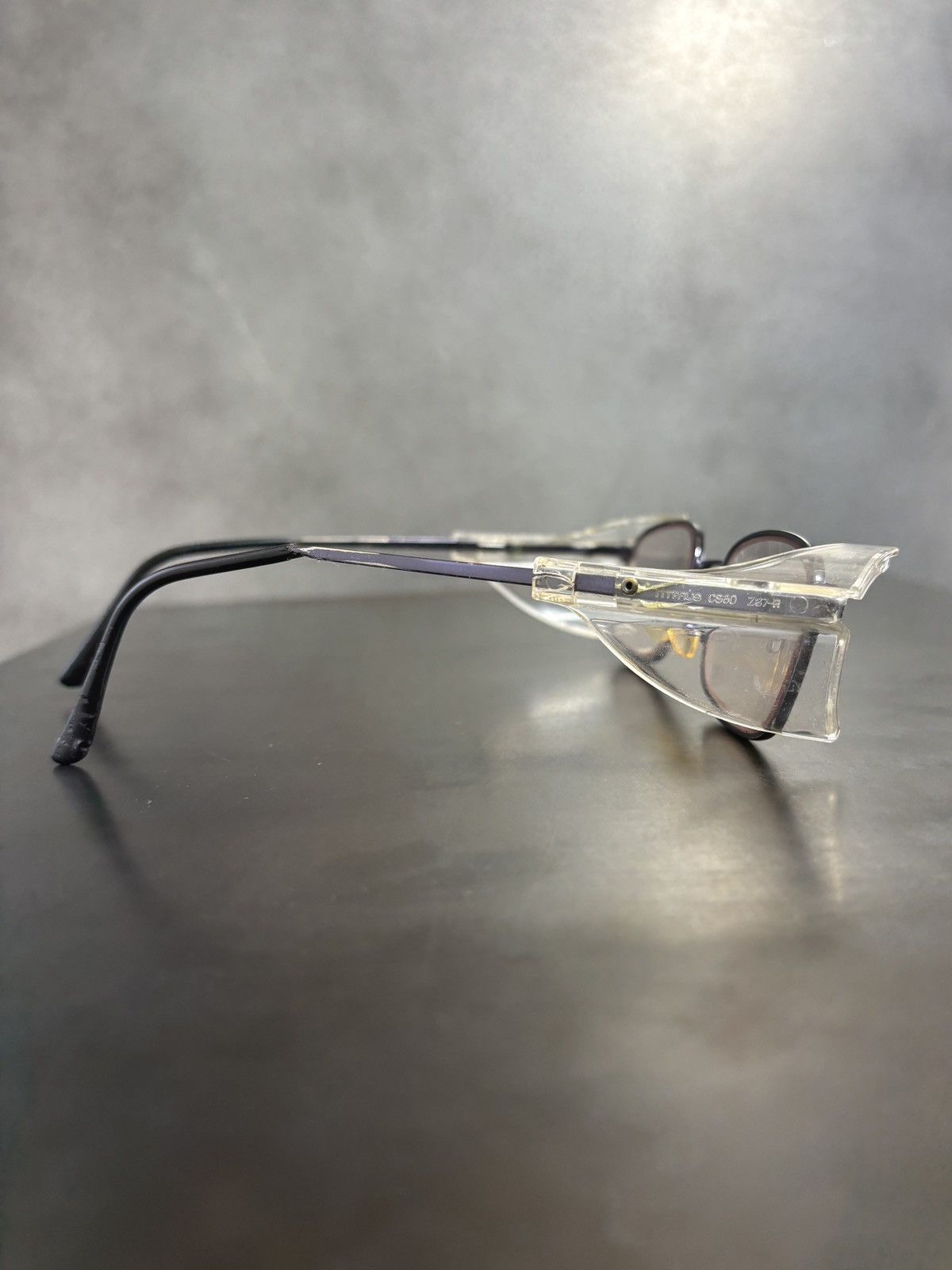 Vintage 1990s Safety Glasses Vintage Frames Side Lense Shield Protec Size ONE SIZE - 7 Thumbnail