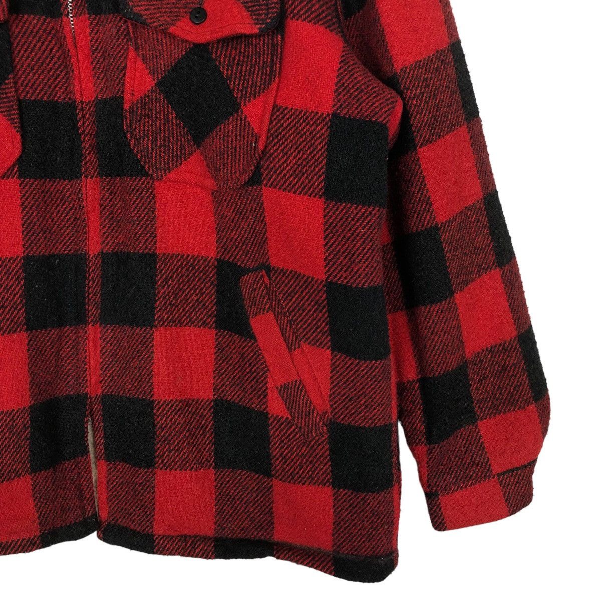 Japanese Brand 🔥Vintage 90’s Cal-Jac USA Checked Tartan Design Wool Jacket Size US M / EU 48-50 / 2 - 4 Thumbnail