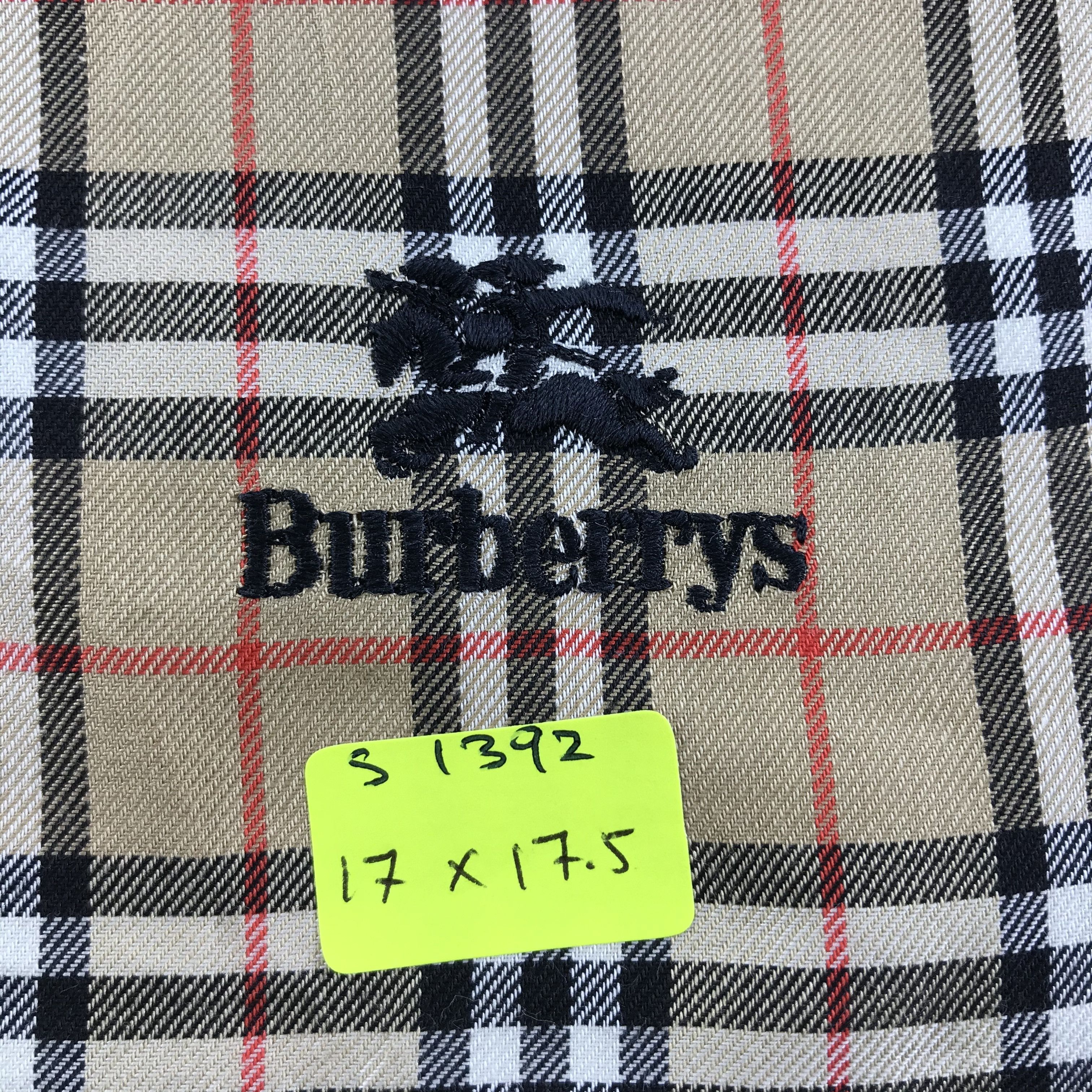 Burberry × Vintage Burberry Bandana / Handkerchief / Neckerchief - S1392 Size ONE SIZE - 5 Thumbnail